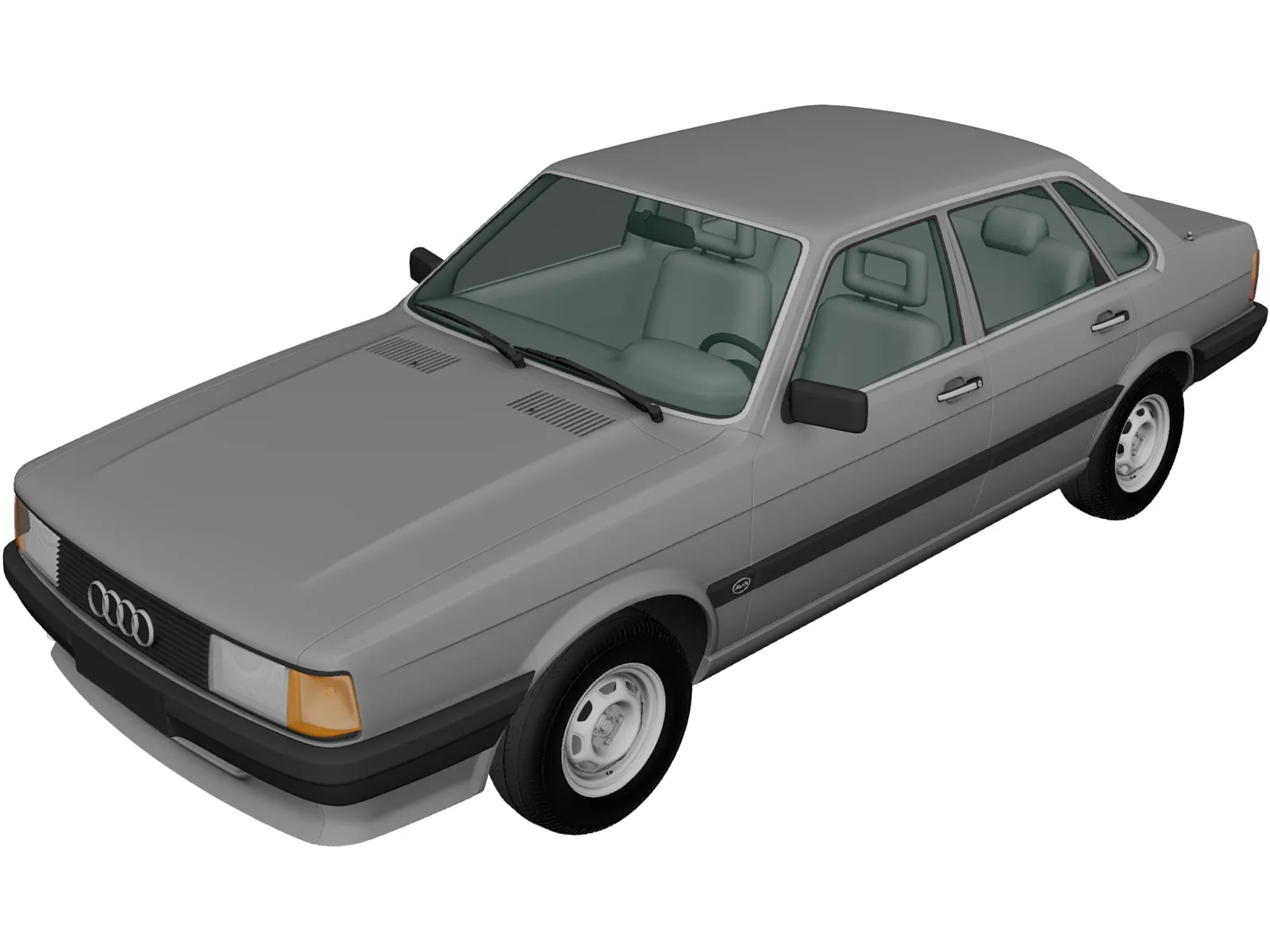 Audi 80 [B2] (1985) 3D Model main preview