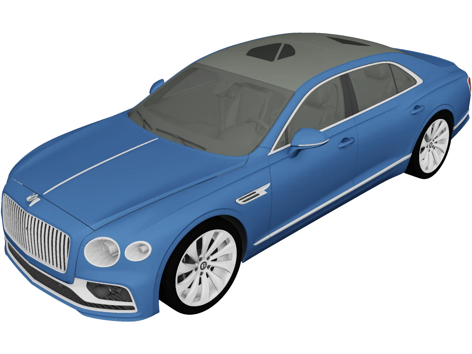 Bentley Flying Spur (2020) 3D Model main preview