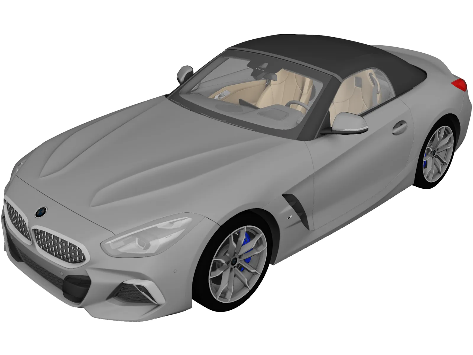 BMW Z4 M-Sport (2019) 3D Model main preview