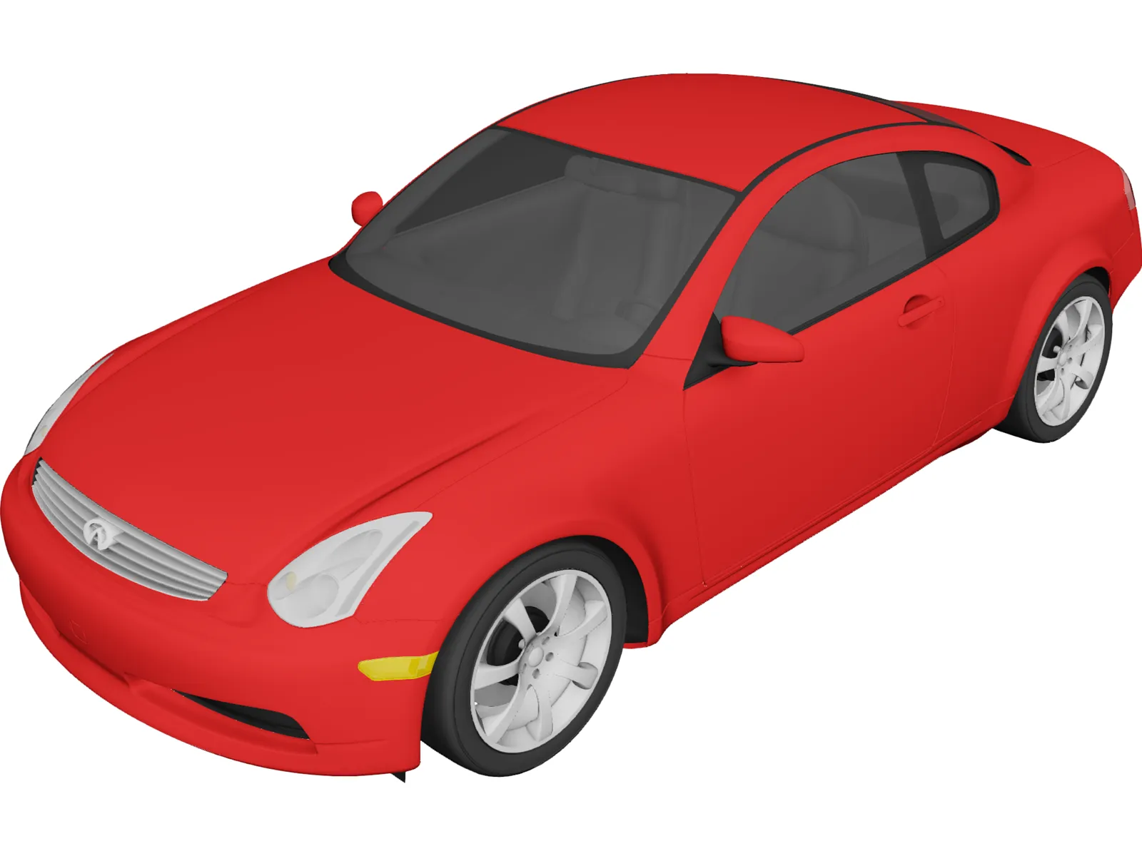 Infiniti G35 Coupe 3D Model main preview