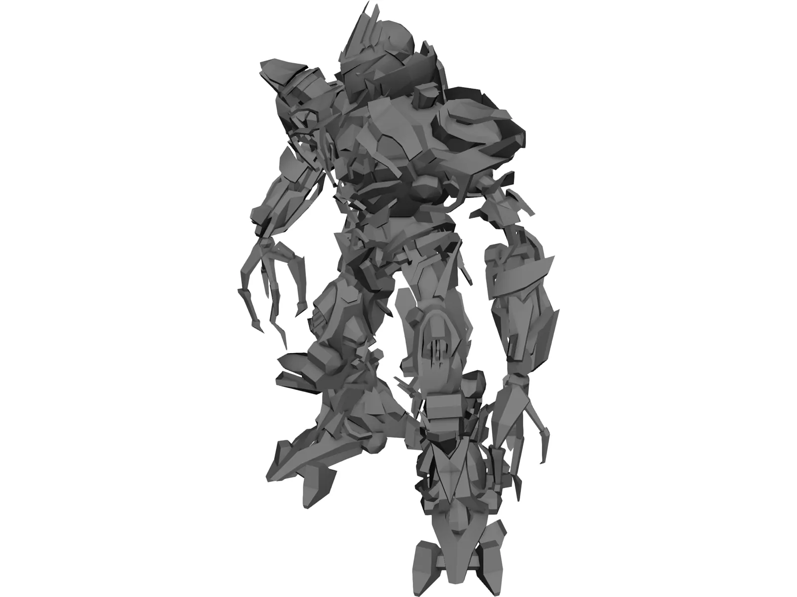 Transformers Movie Megatron 3D Model main preview