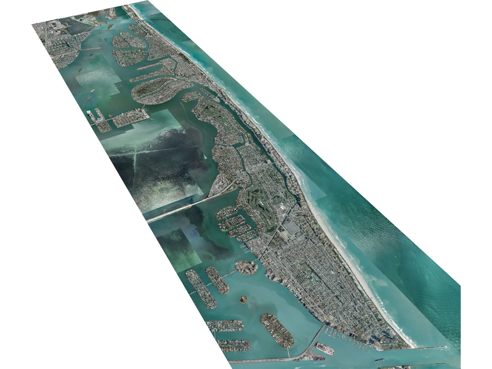 Miami Beach 3D Model main preview
