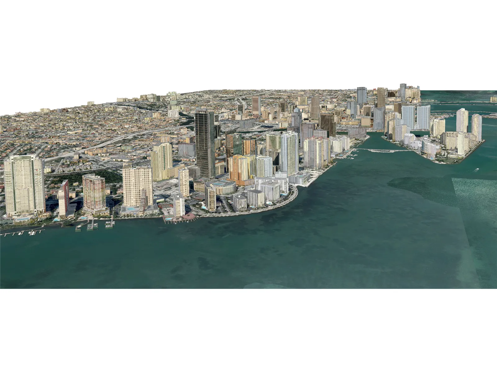 Miami City 3D Model main preview