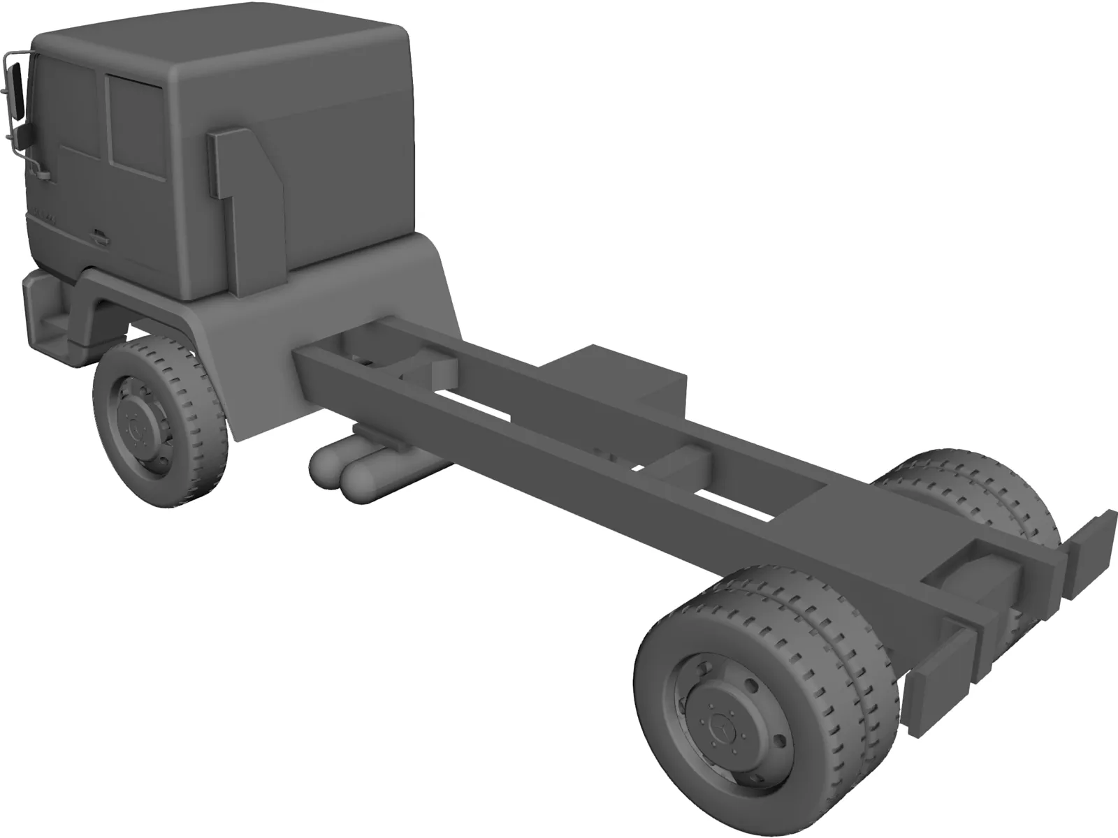 MAN Truck LEM220 3D Model main preview