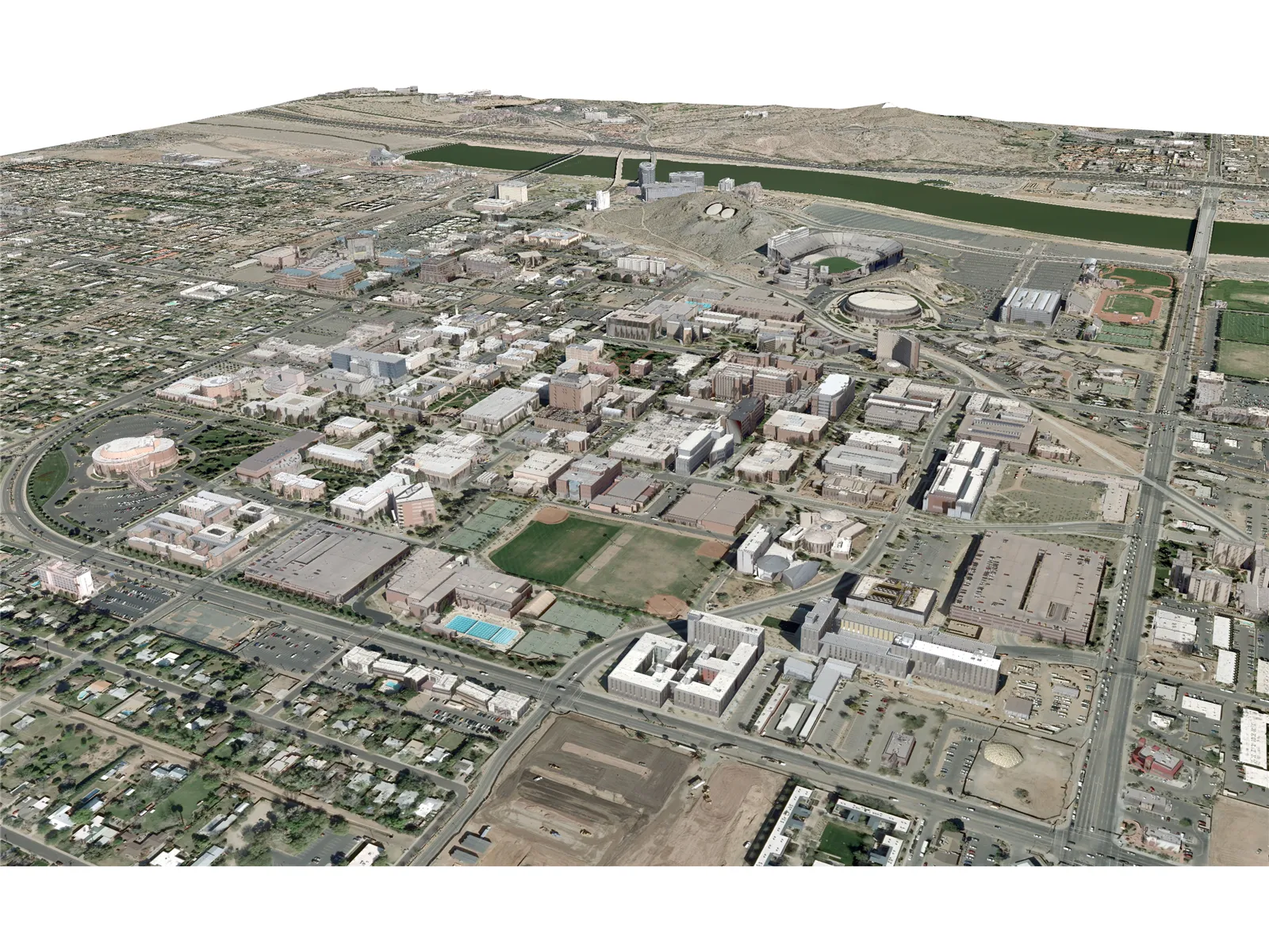 Tempe City 3D Model main preview