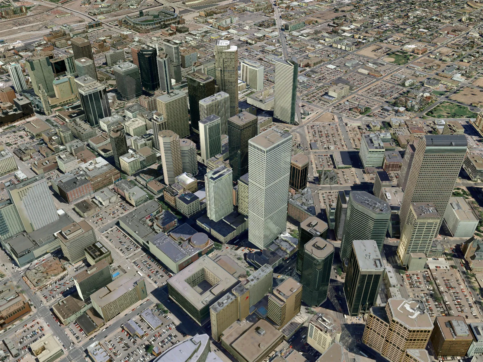 Denver City 3D Model main preview