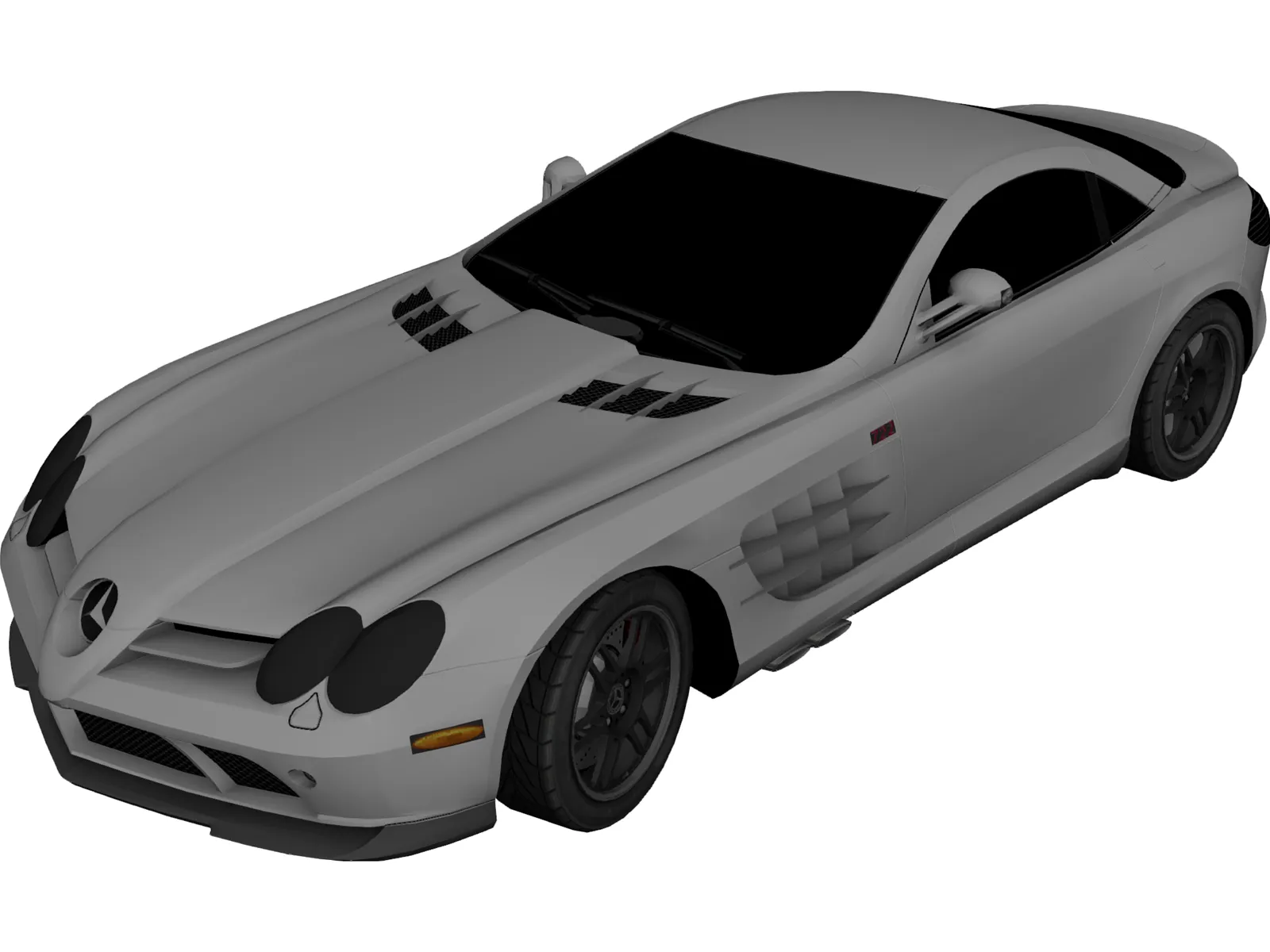 Mercedes-Benz McLaren SLR 3D Model main preview