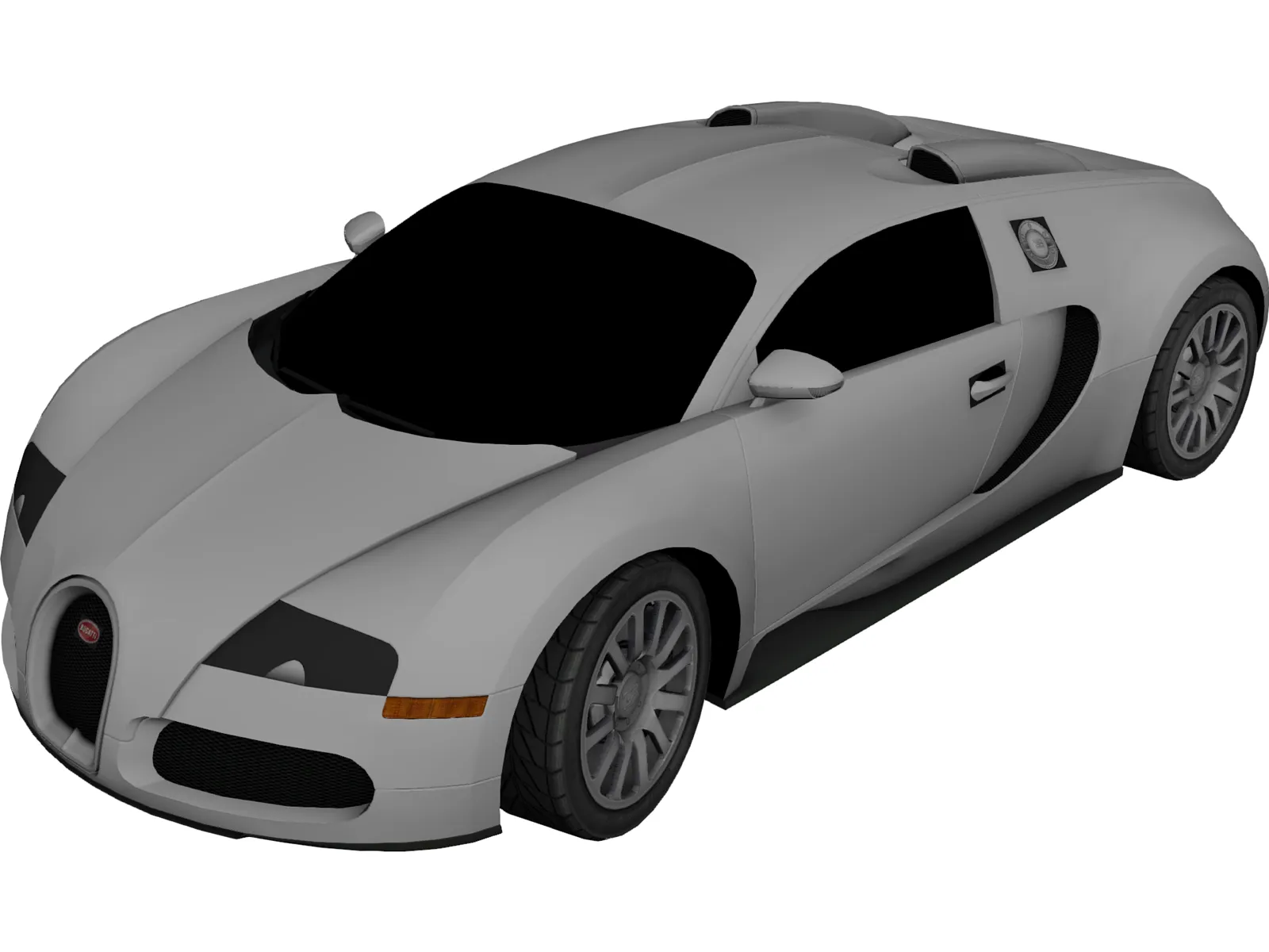 Bugatti Veyron 3D Model main preview
