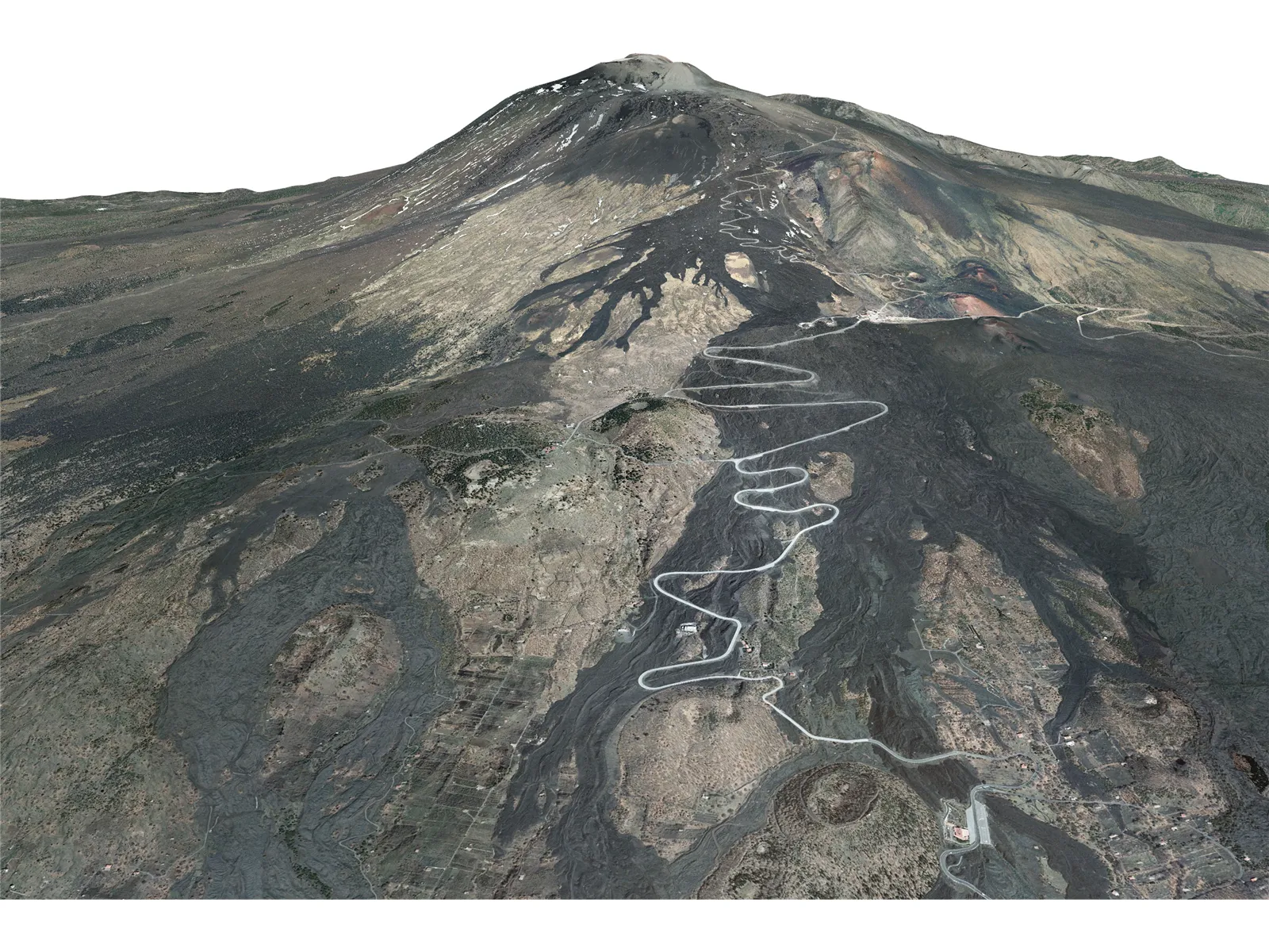 Mount Etna 3D Model main preview