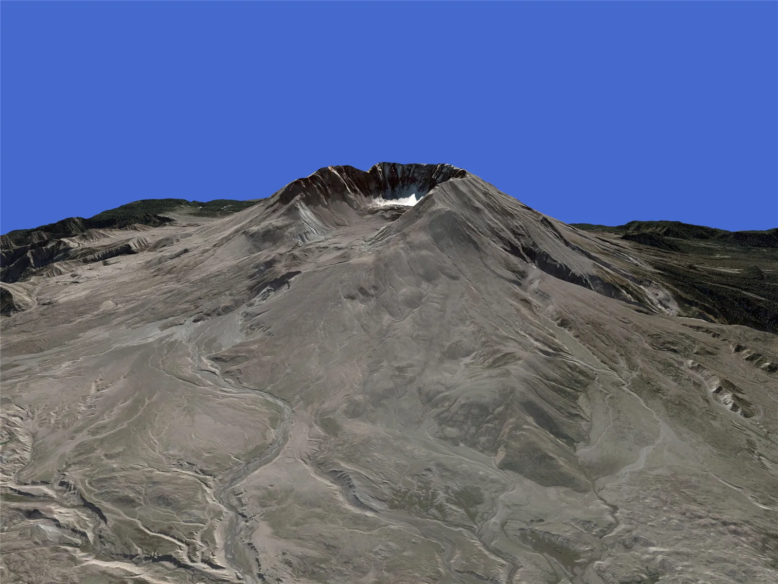 Mount St.Helens 3D Model main preview