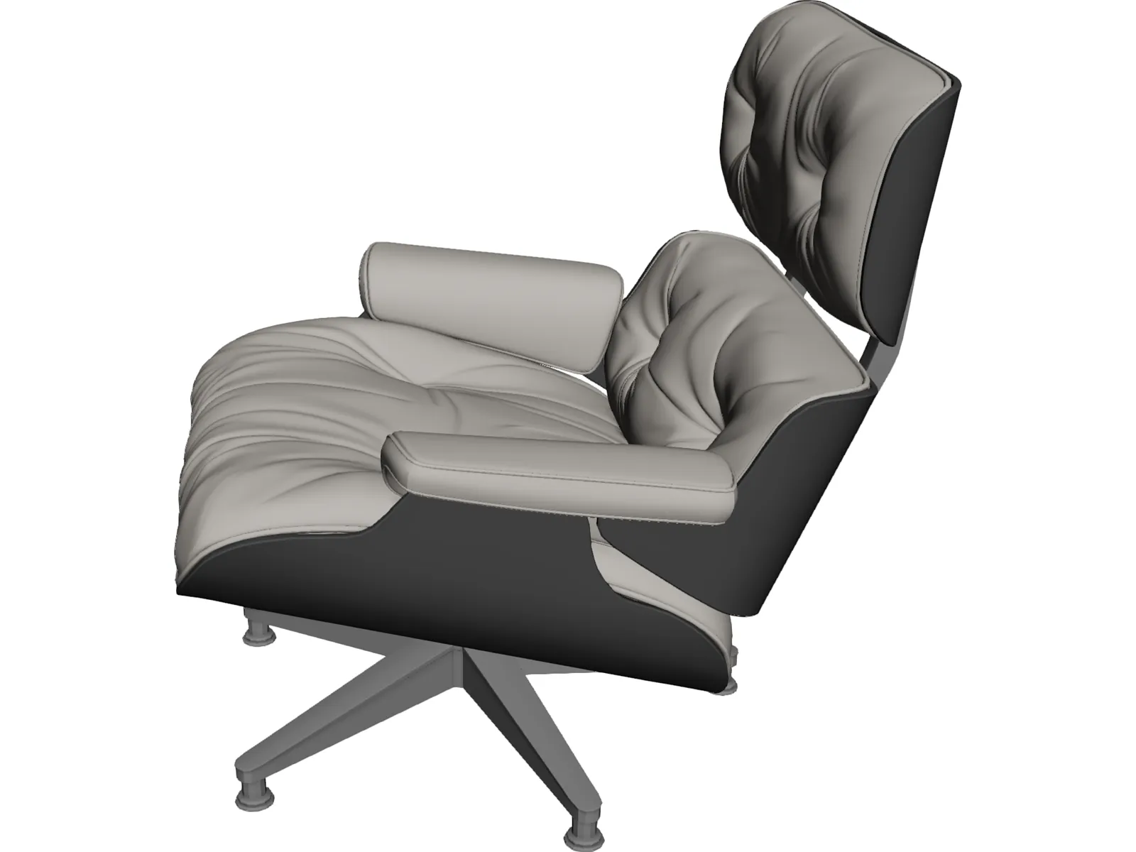 Leather Seat 3D Model main preview