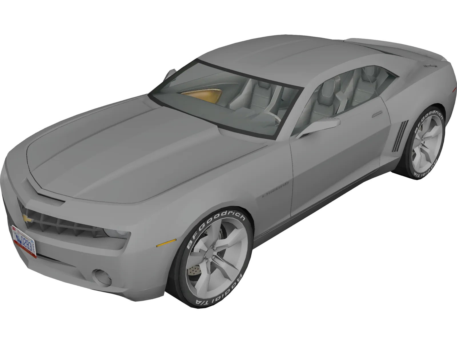 Chevrolet Camaro 3D Model main preview