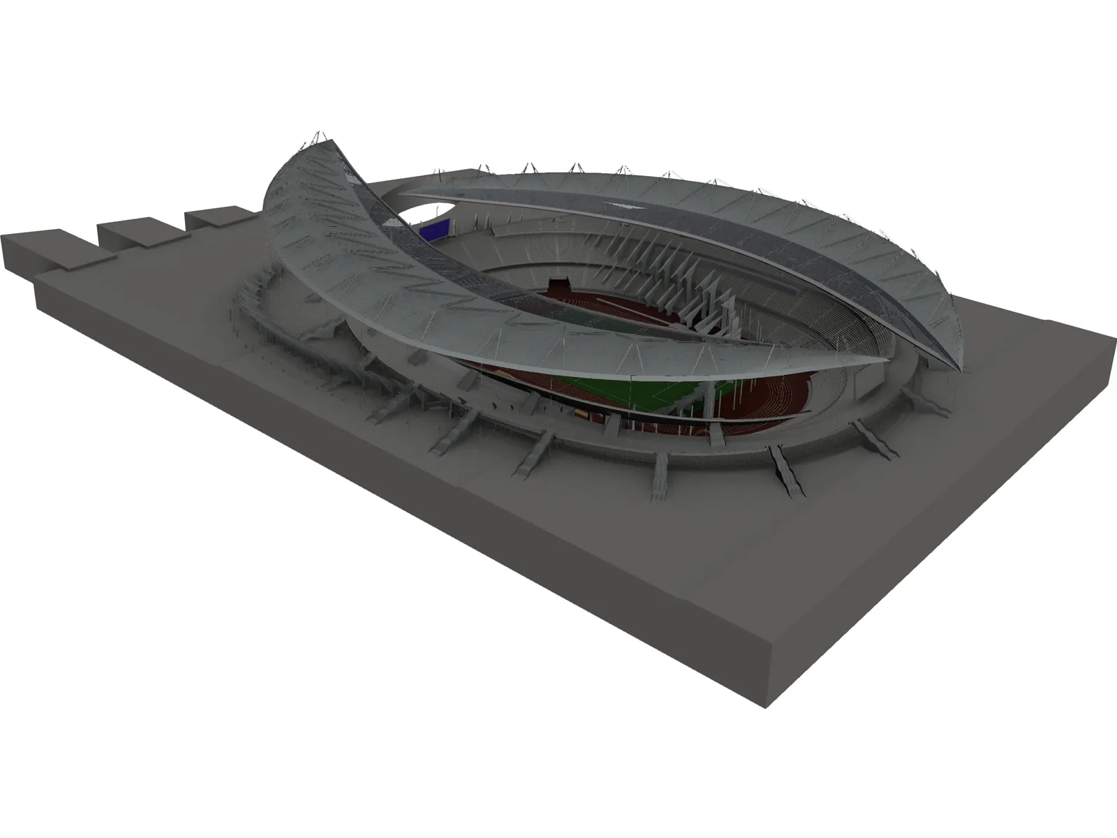 Stadium 3D Model main preview