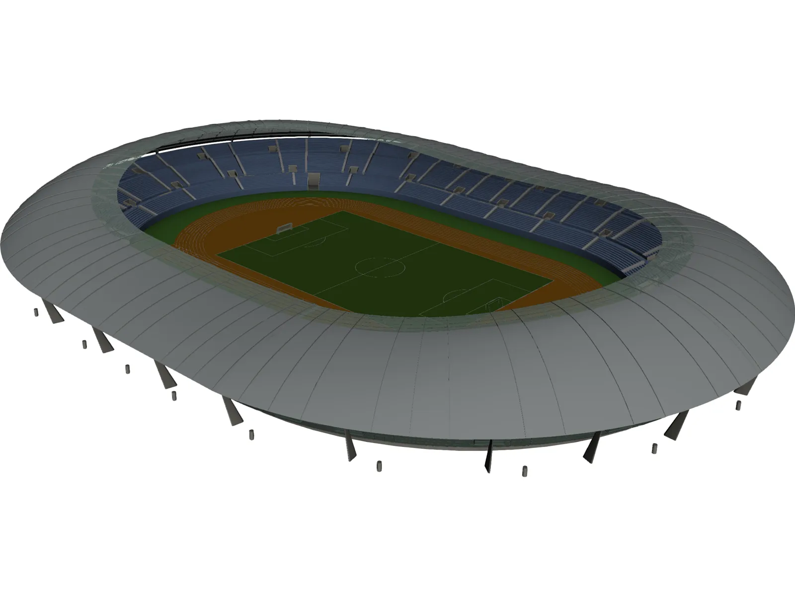 Stadium 3D Model main preview