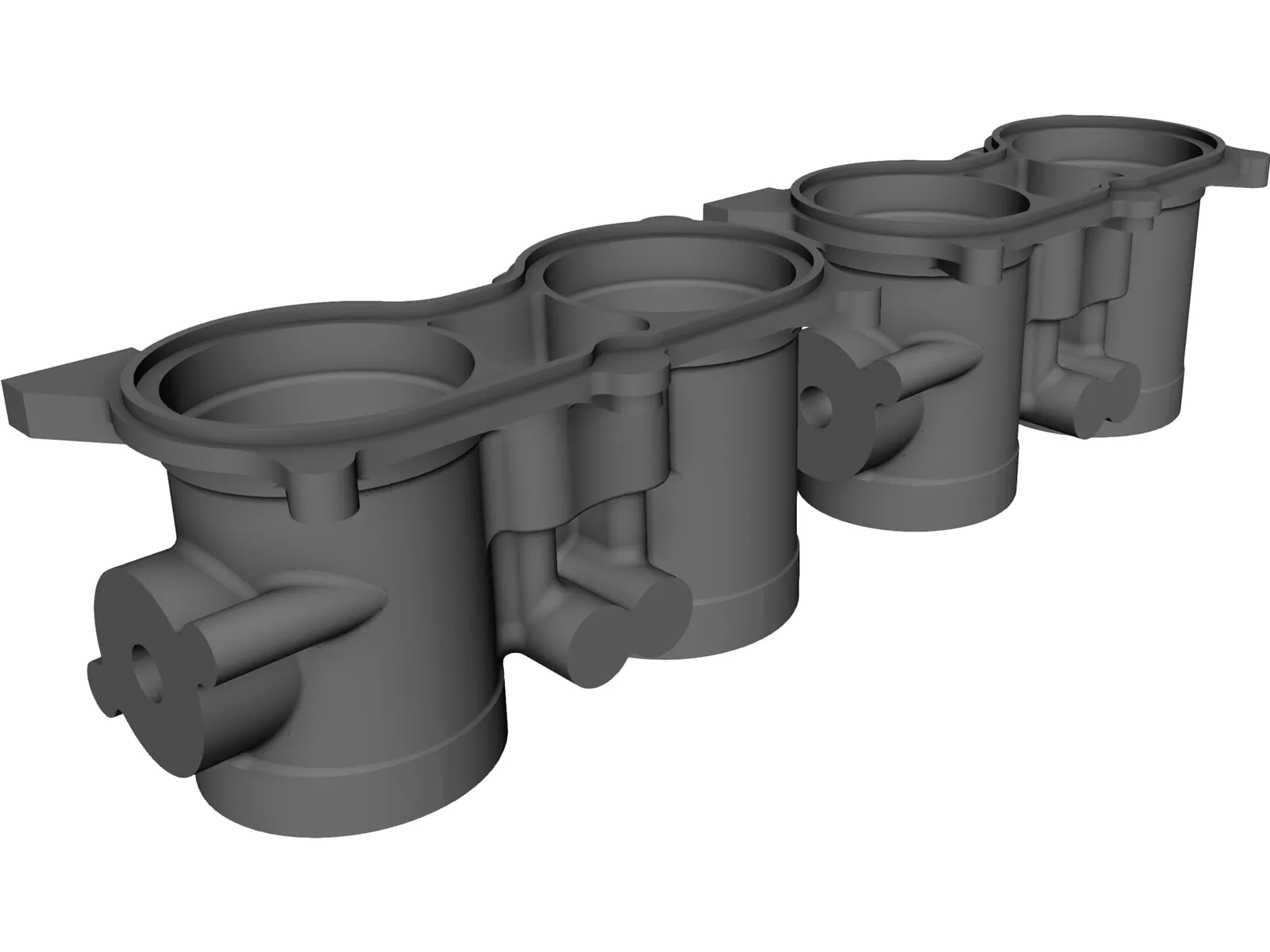 Honda CBR 1000 Throttle Body (2008) 3D Model main preview