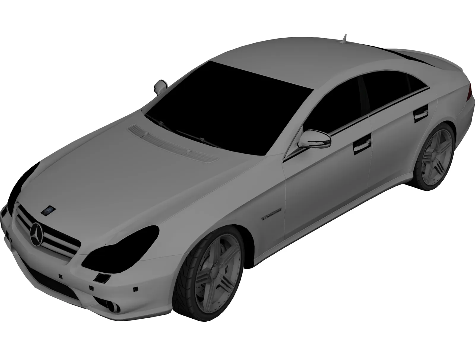 Mercedes-Benz CLS 6.3 AMG 3D Model main preview