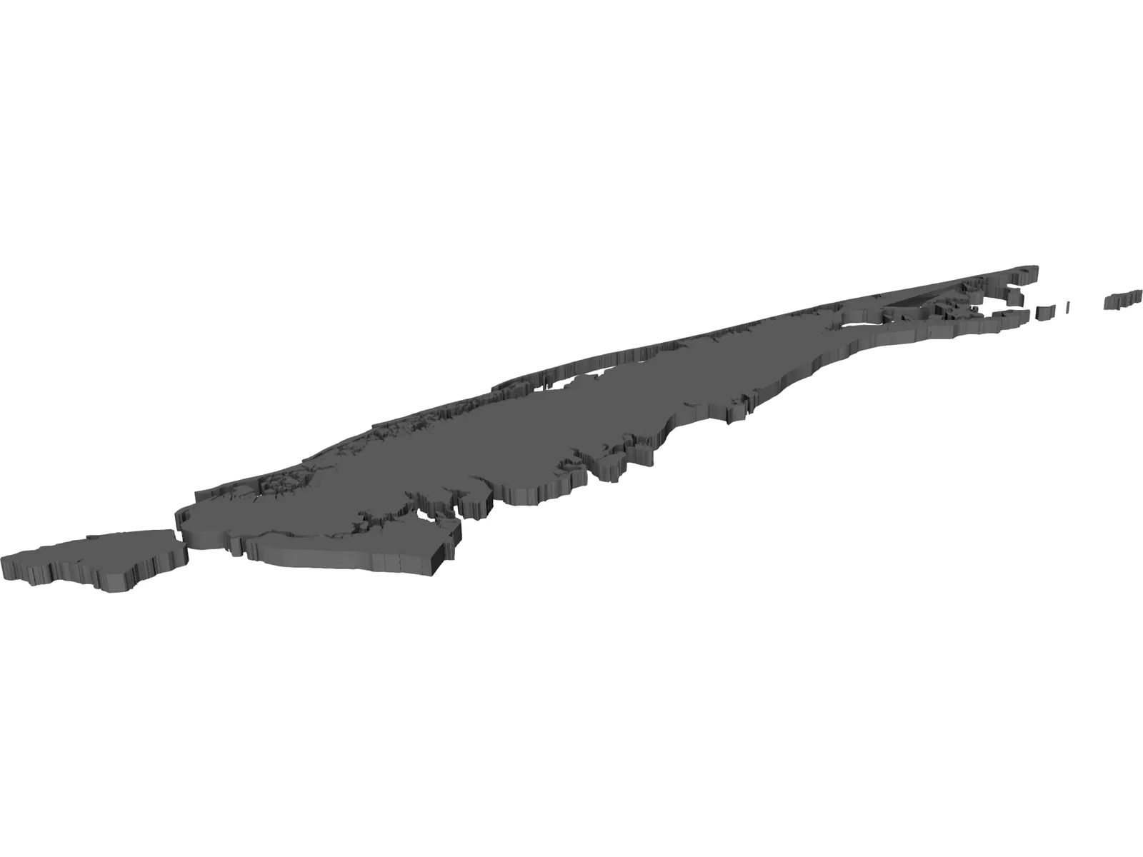 New York Long Island 3D Model main preview