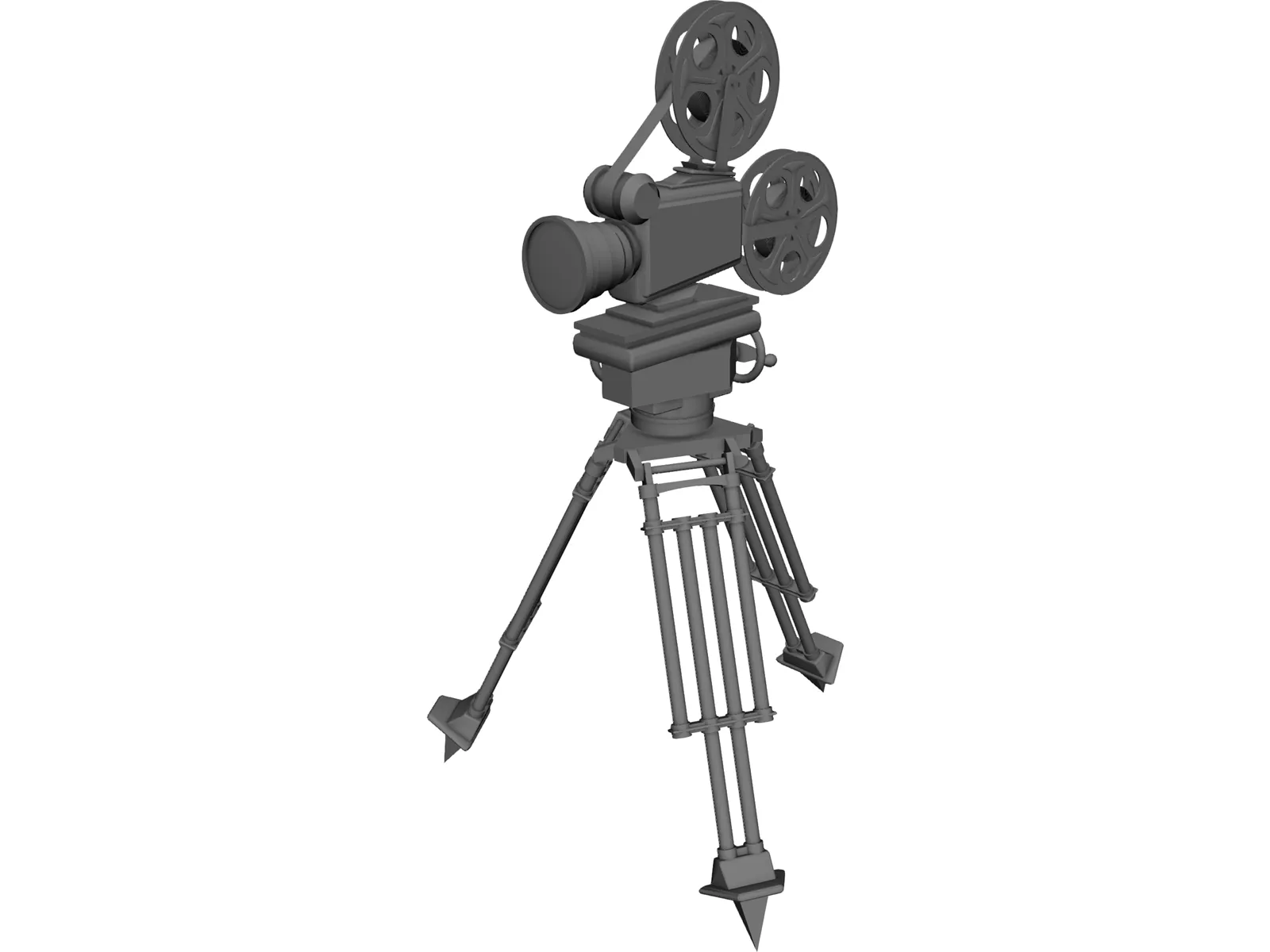 Film Projector 3D Model main preview