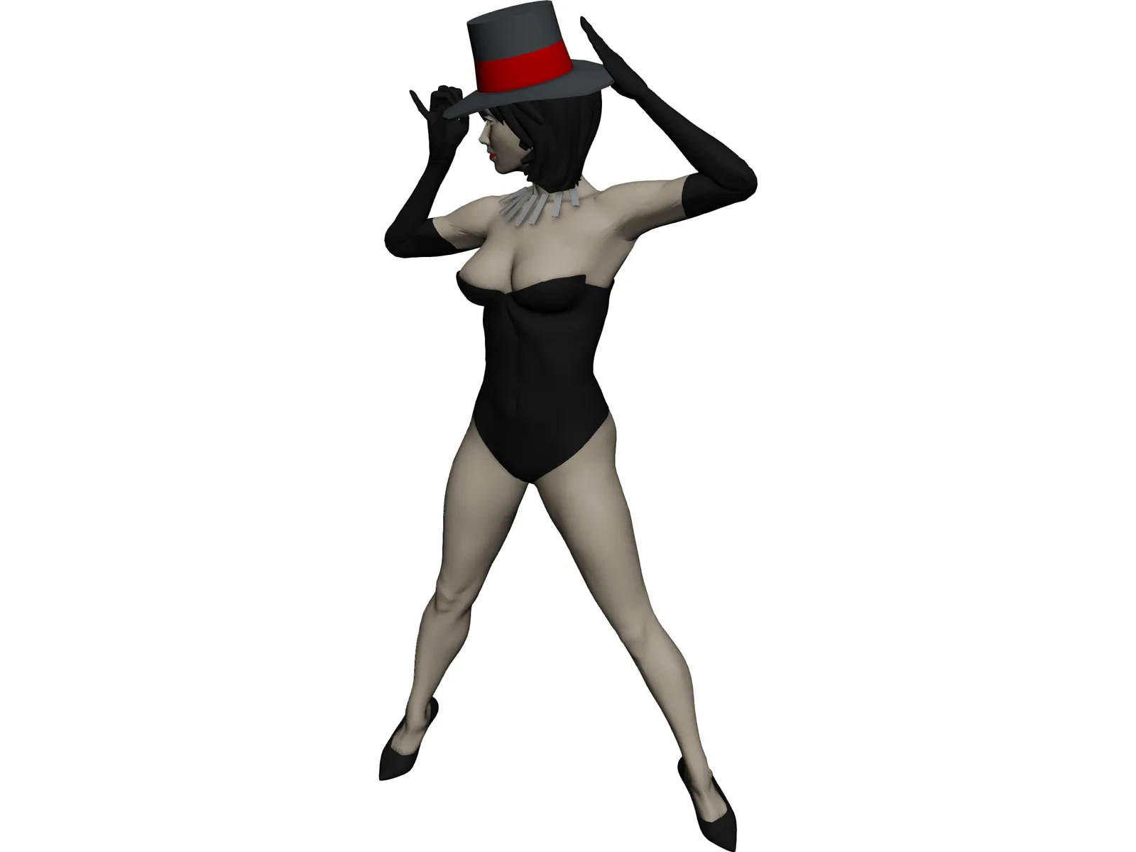 Woman Domenika 3D Model main preview