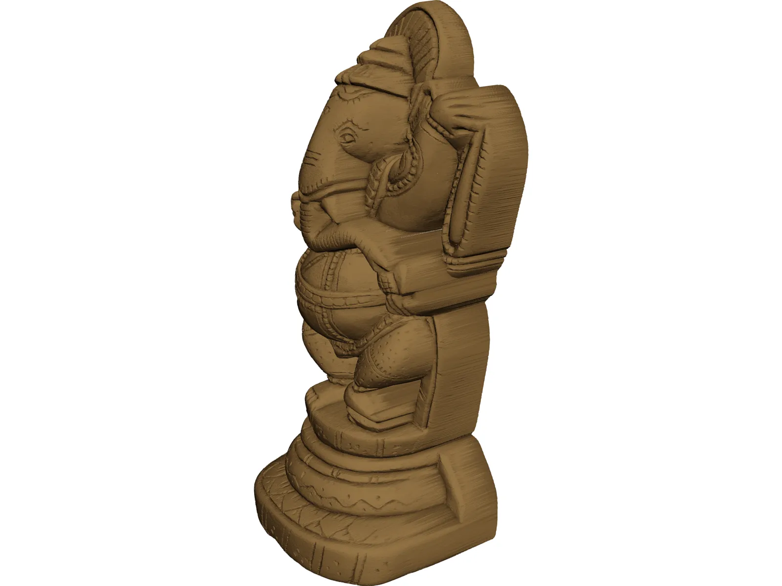 Ganesha 3D Model main preview