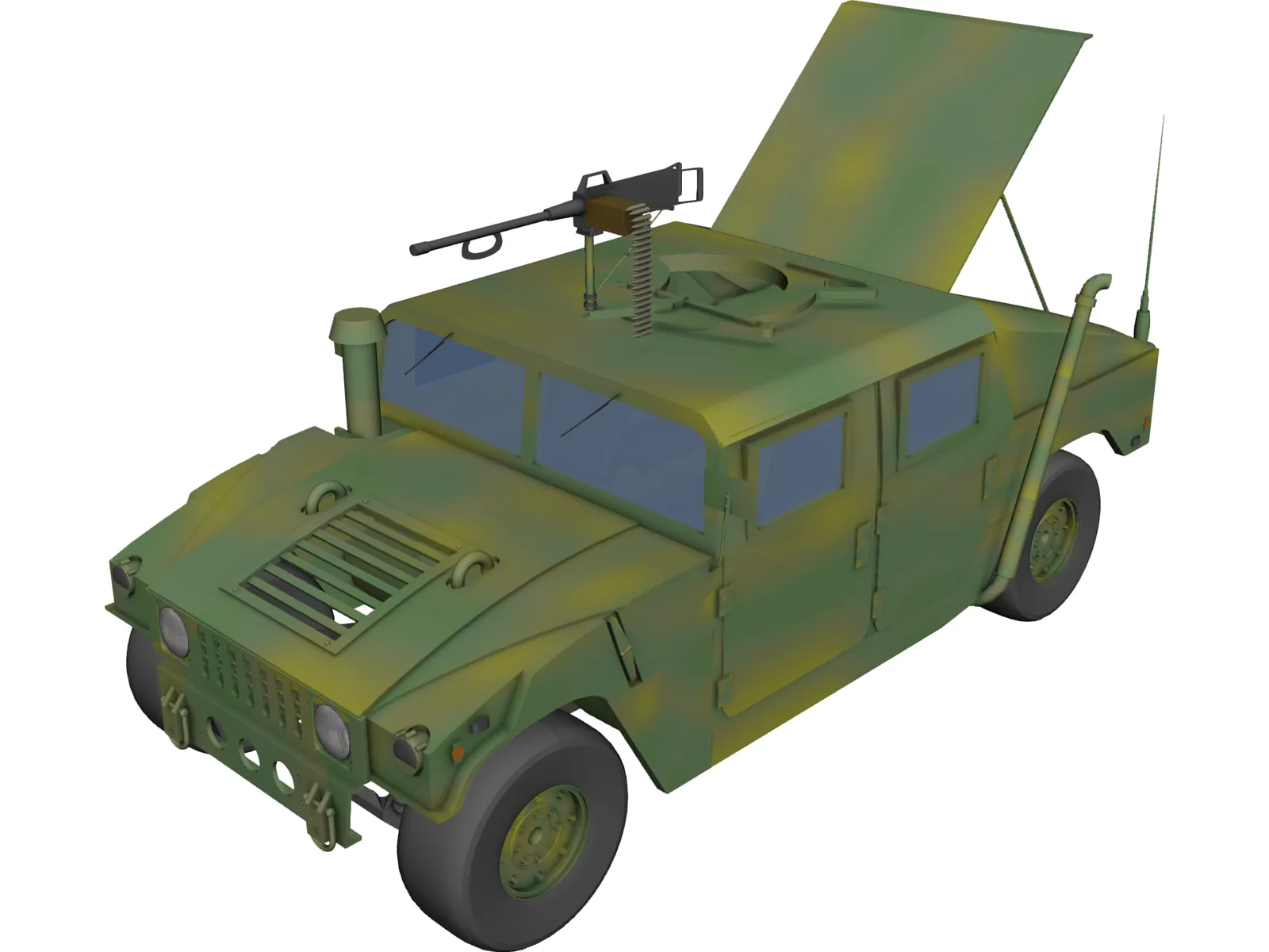 Hummer 3D Model main preview