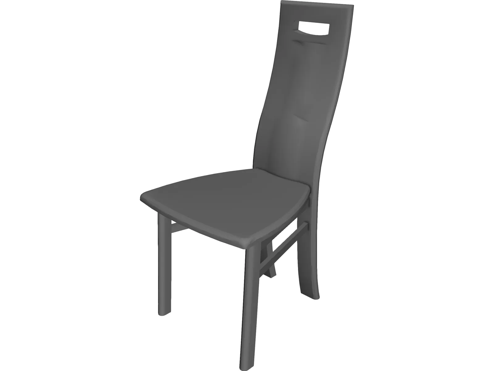 Chair Modern for Dining Room 3D Model main preview