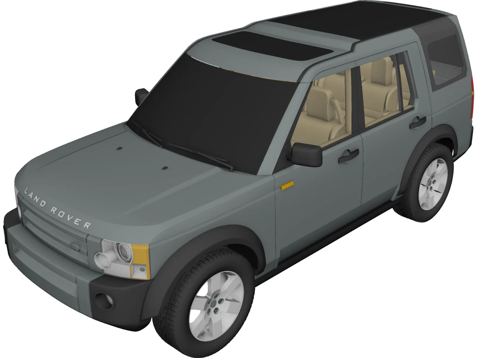 Land Rover Discovery 3 3D Model main preview