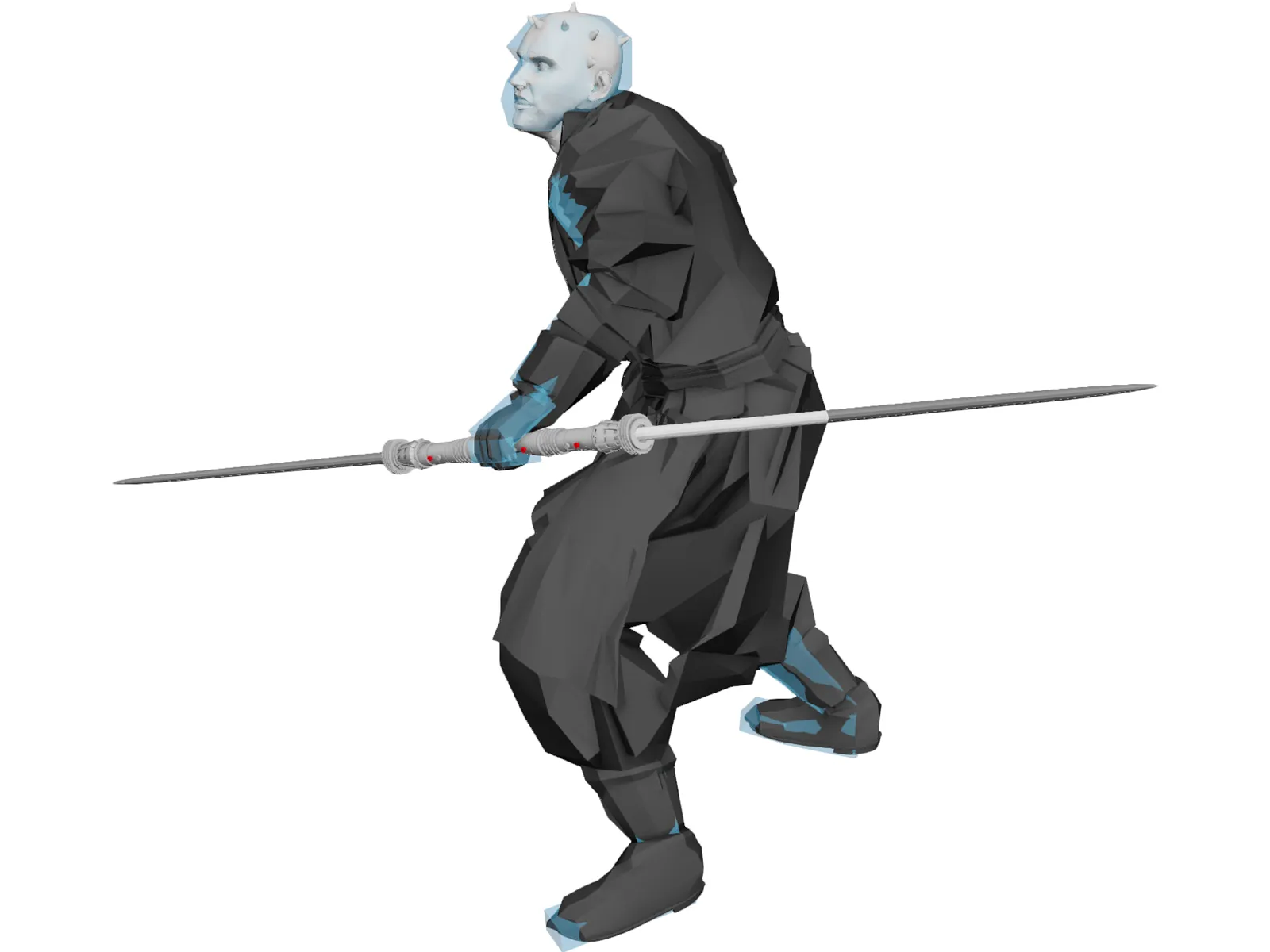 Star Wars Darth Maul 3D Model main preview