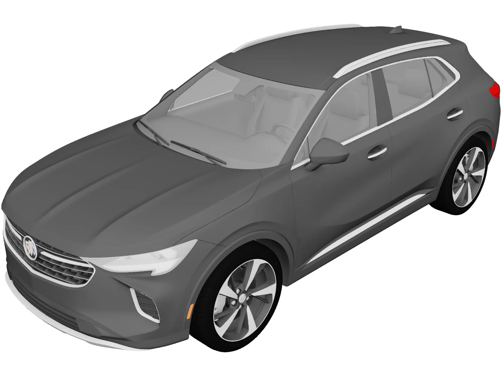 Buick Envision (2021) 3D Model main preview