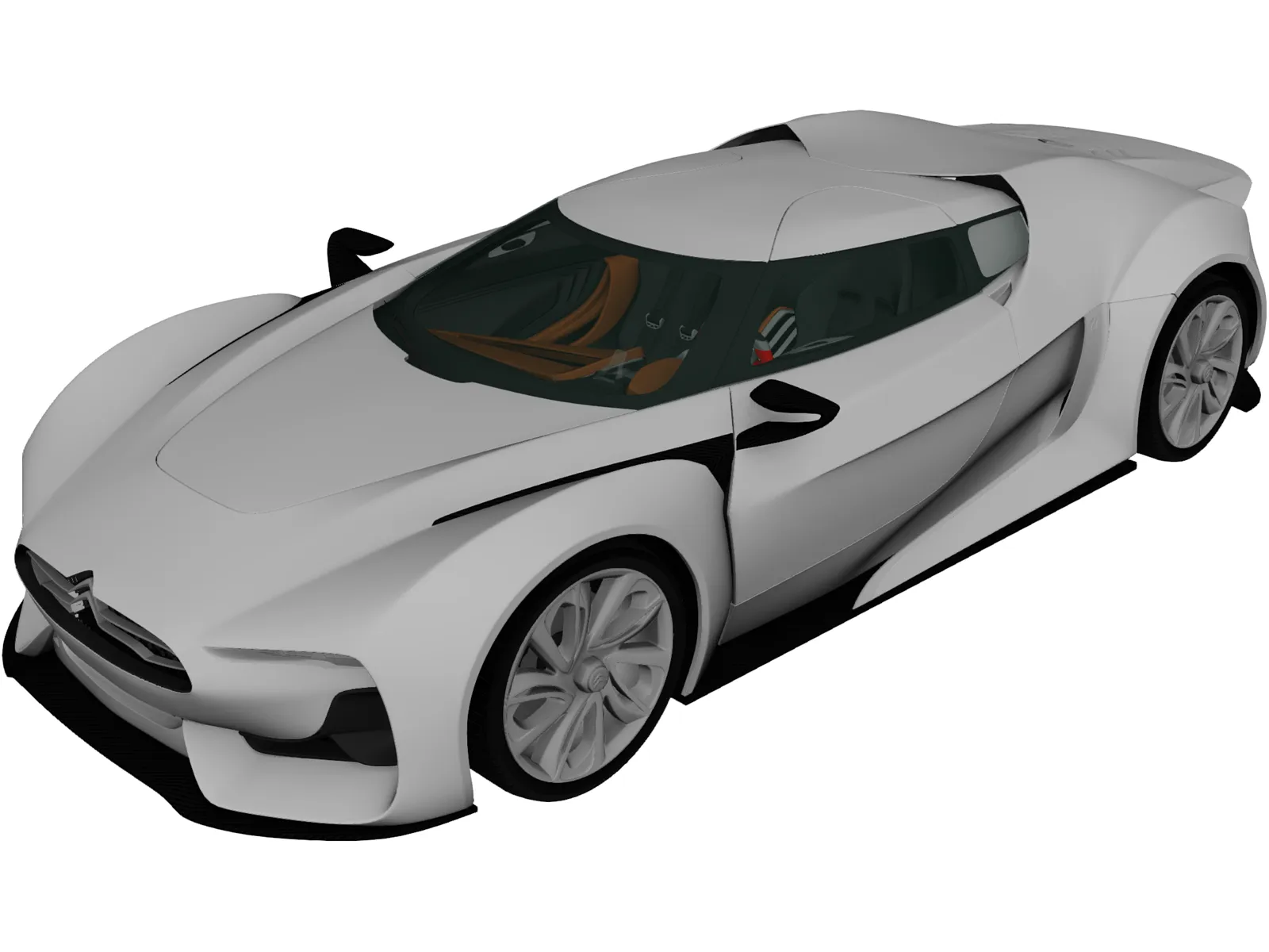 Citroen GT (2008) 3D Model main preview