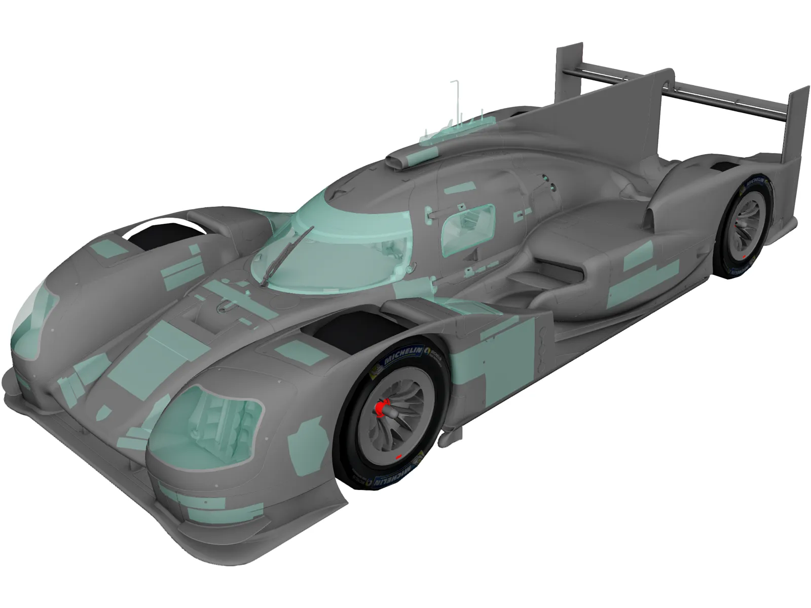 Porsche 919 3D Model main preview