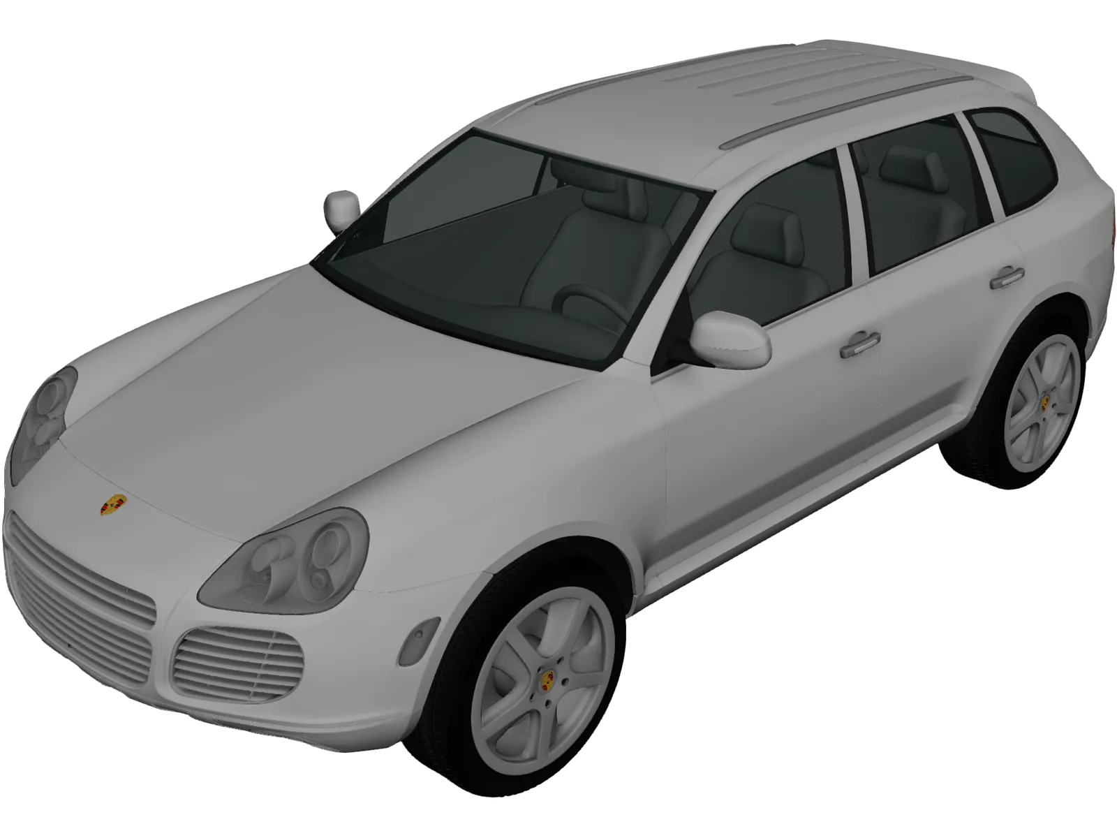 Porsche Cayenne S (2003) 3D Model main preview