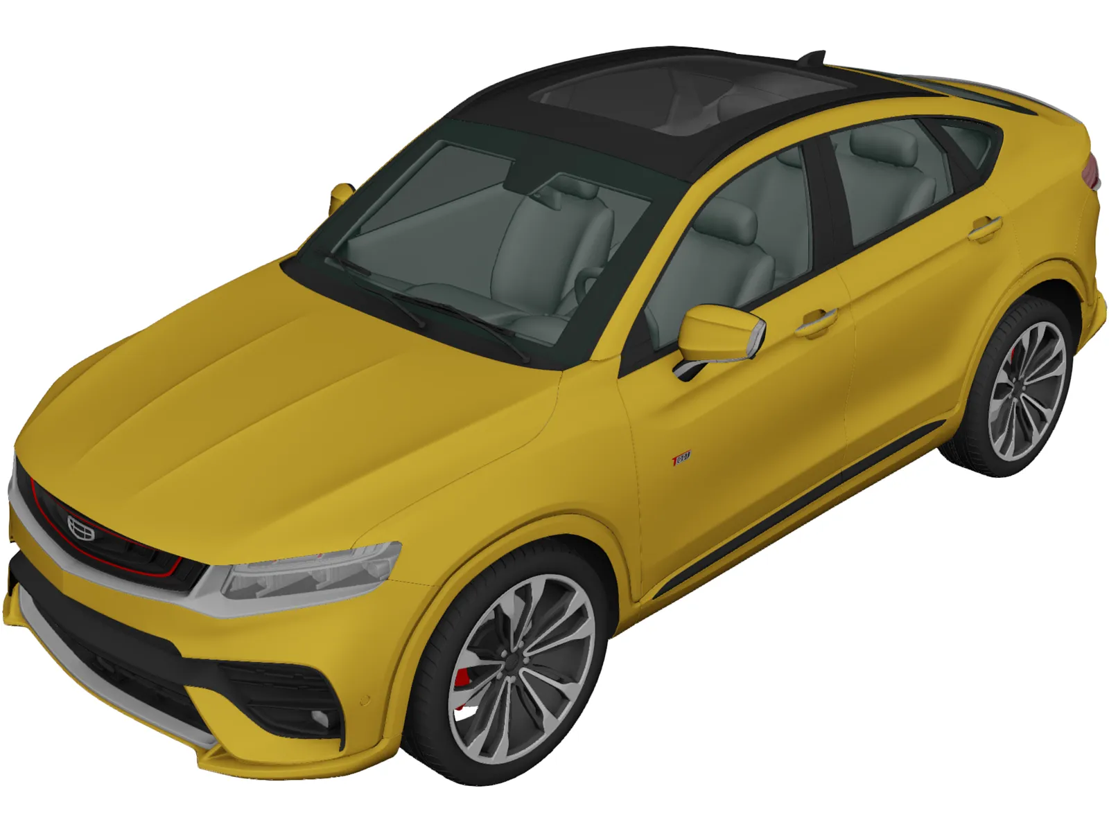 Geely Xingyue (2019) 3D Model main preview