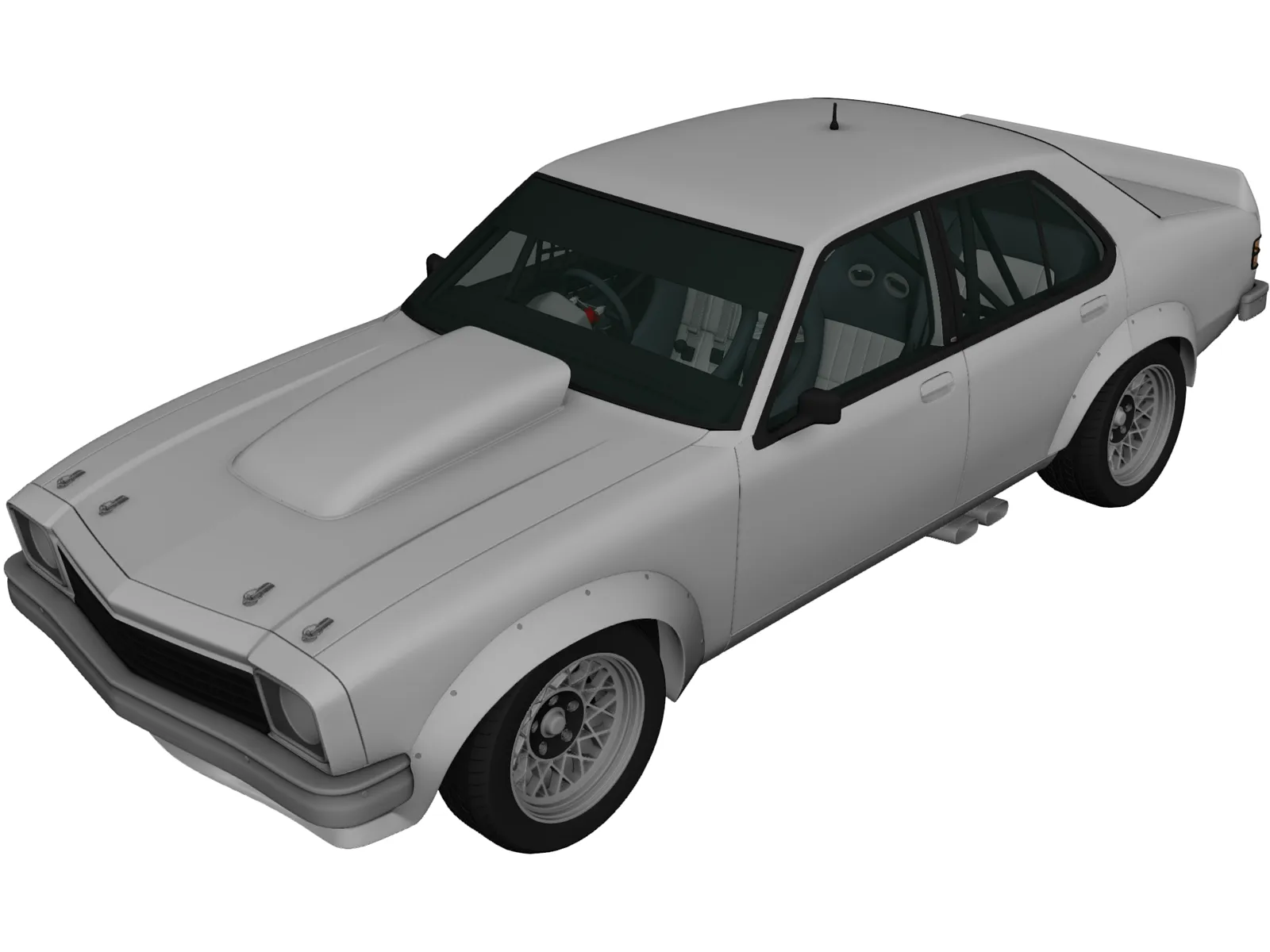 Holden Torana Race Car (1977) 3D Model main preview