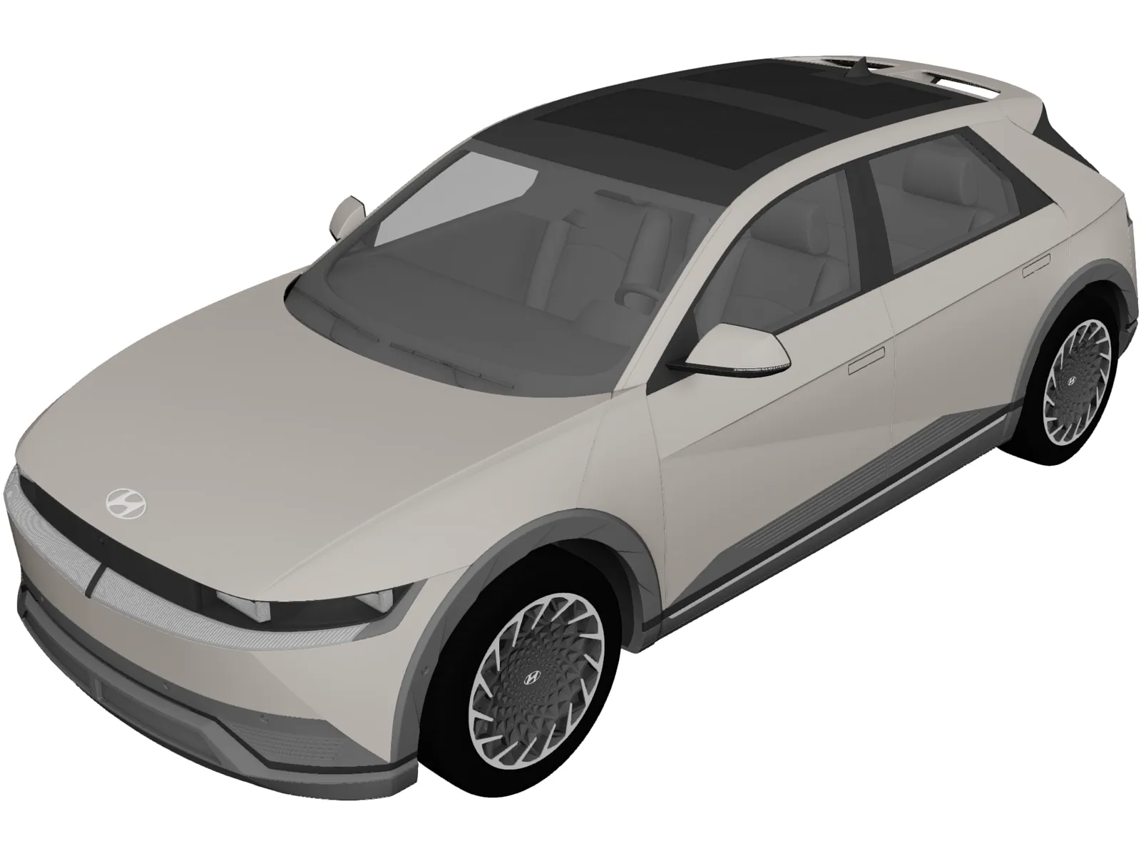 Hyundai Ioniq 5 (2022) 3D Model main preview