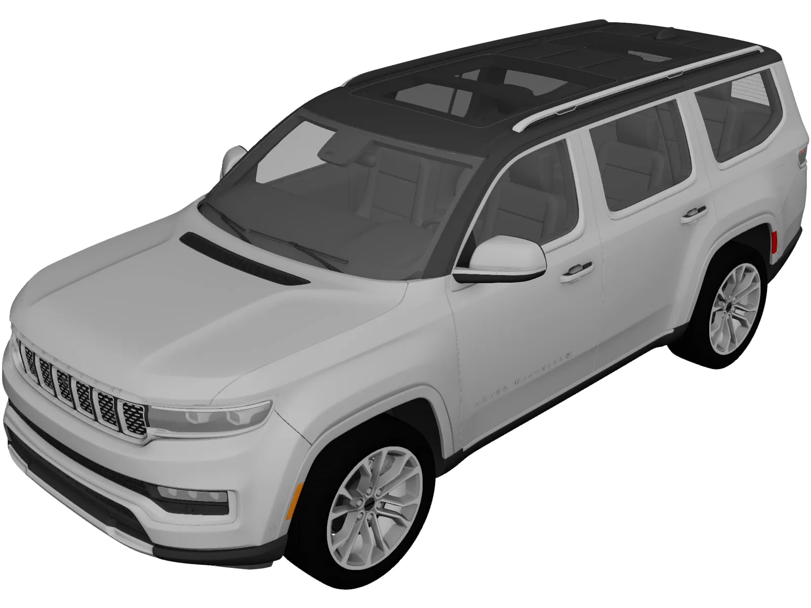 Jeep Grand Wagoneer (2022) 3D Model main preview