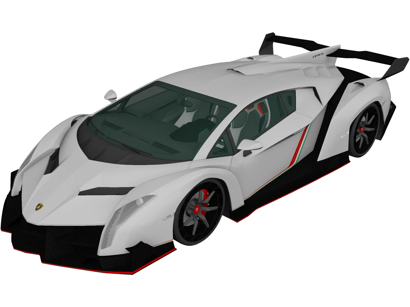 Lamborghini Veneno LP750-4 (2013) 3D Model main preview