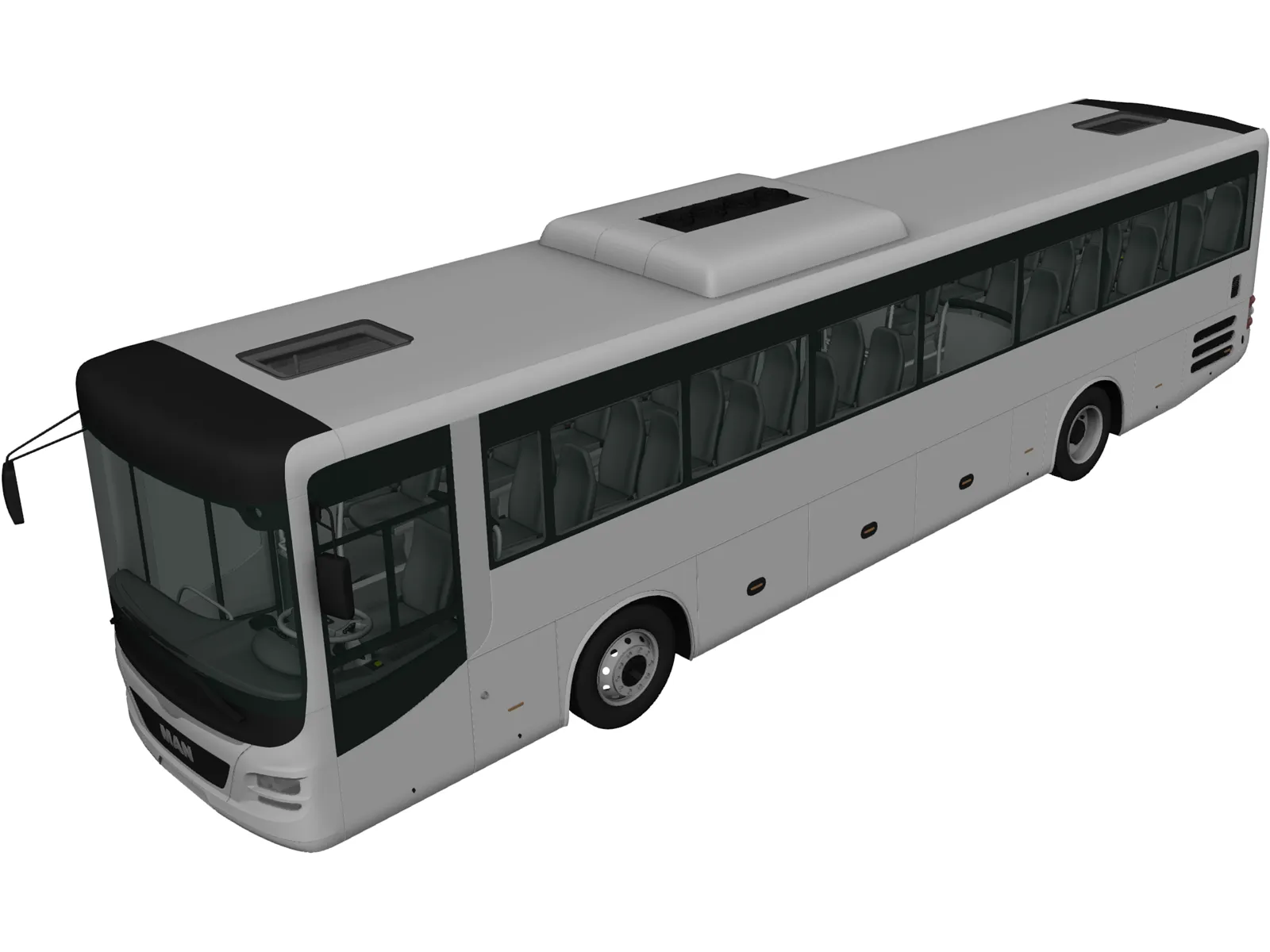 MAN Lions Intercity (2015) 3D Model main preview