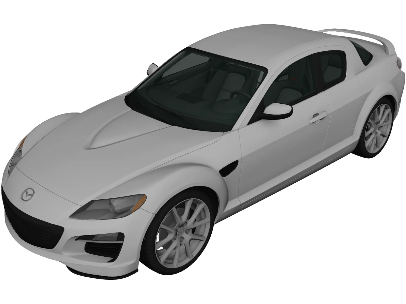 Mazda RX-8 (2008) 3D Model main preview