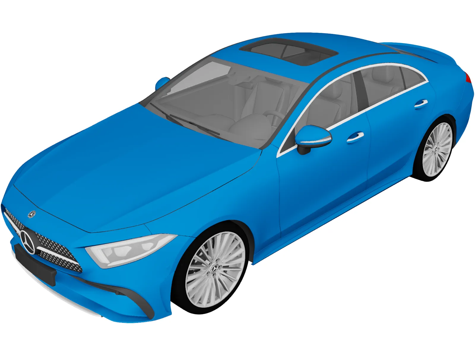 Mercedes-Benz CLS (2022) 3D Model main preview