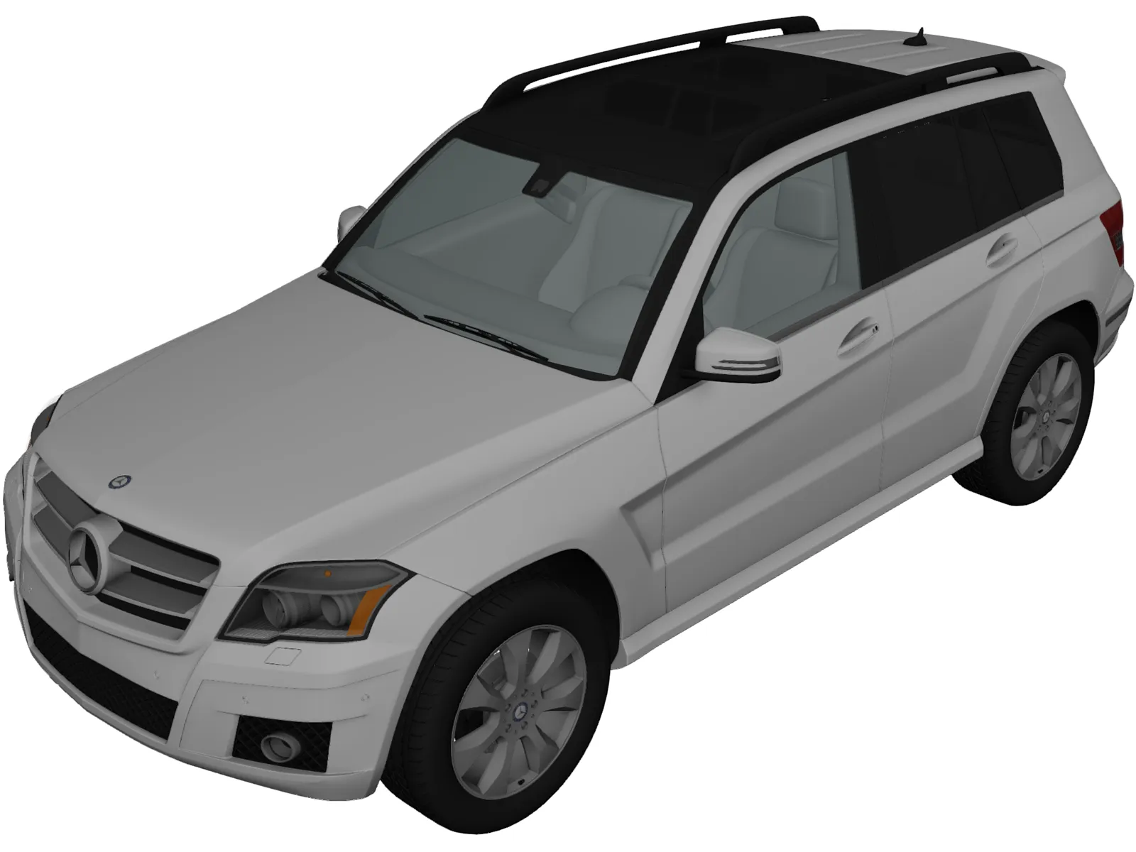 Mercedes-Benz GLK 350 (2010) 3D Model main preview