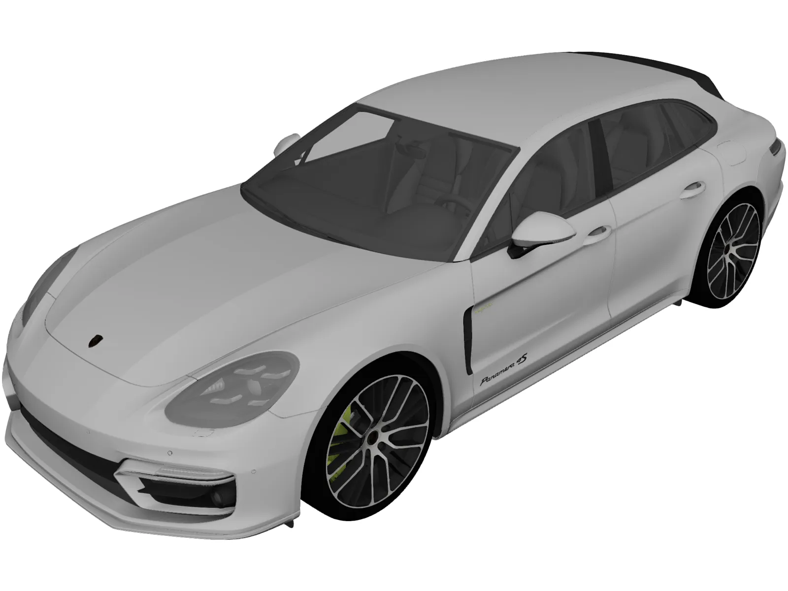 Porsche Panamera 4 E-Hybrid Sport Turismo (2021) 3D Model main preview
