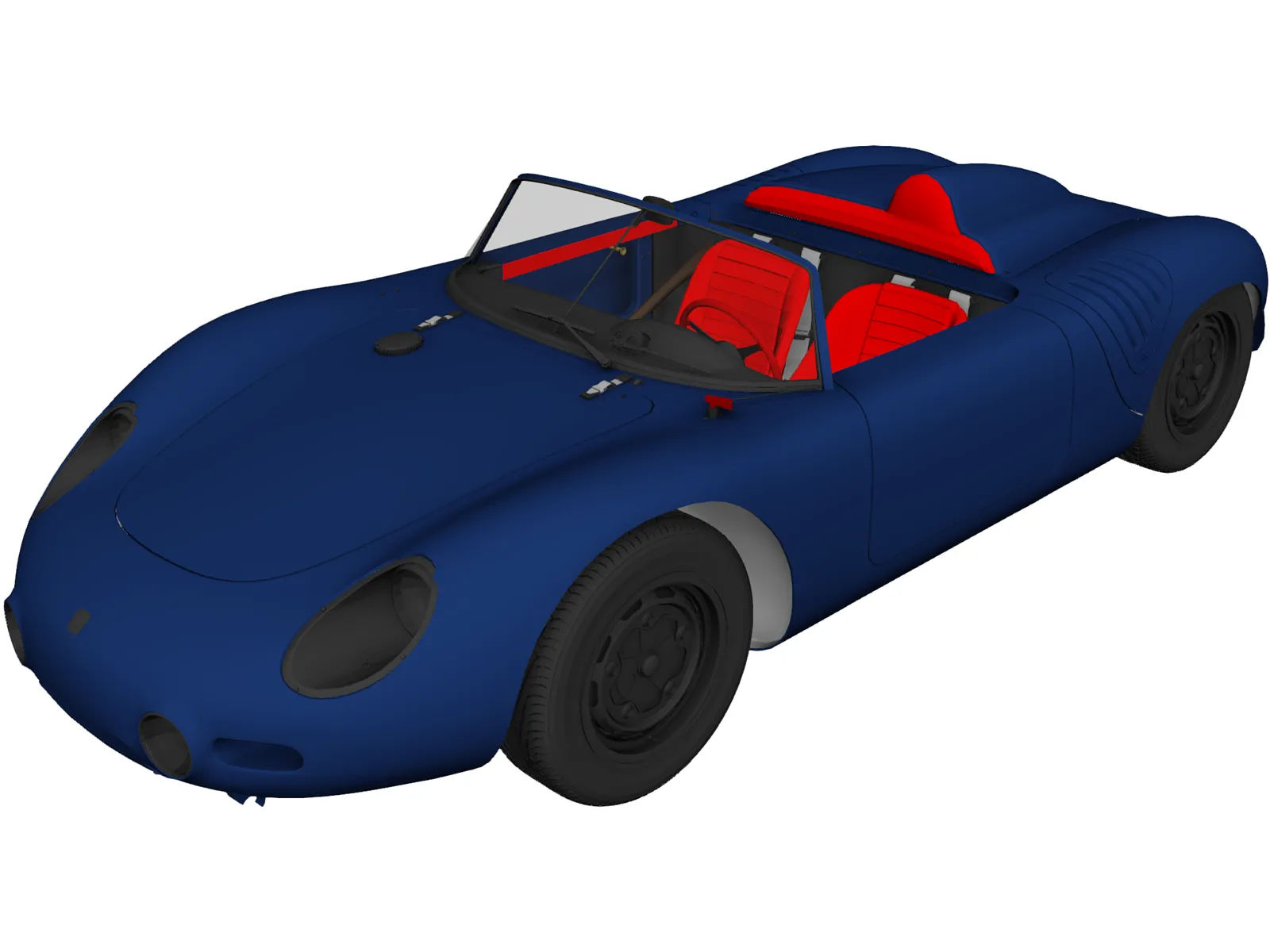 Porsche 718 Spyder RS (1960) 3D Model main preview