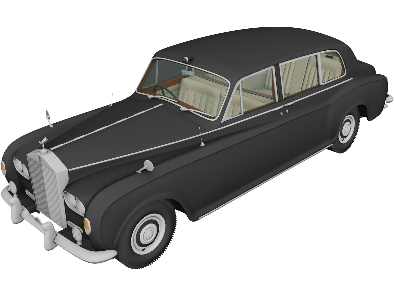 Rolls-Royce Phantom (1963) 3D Model main preview