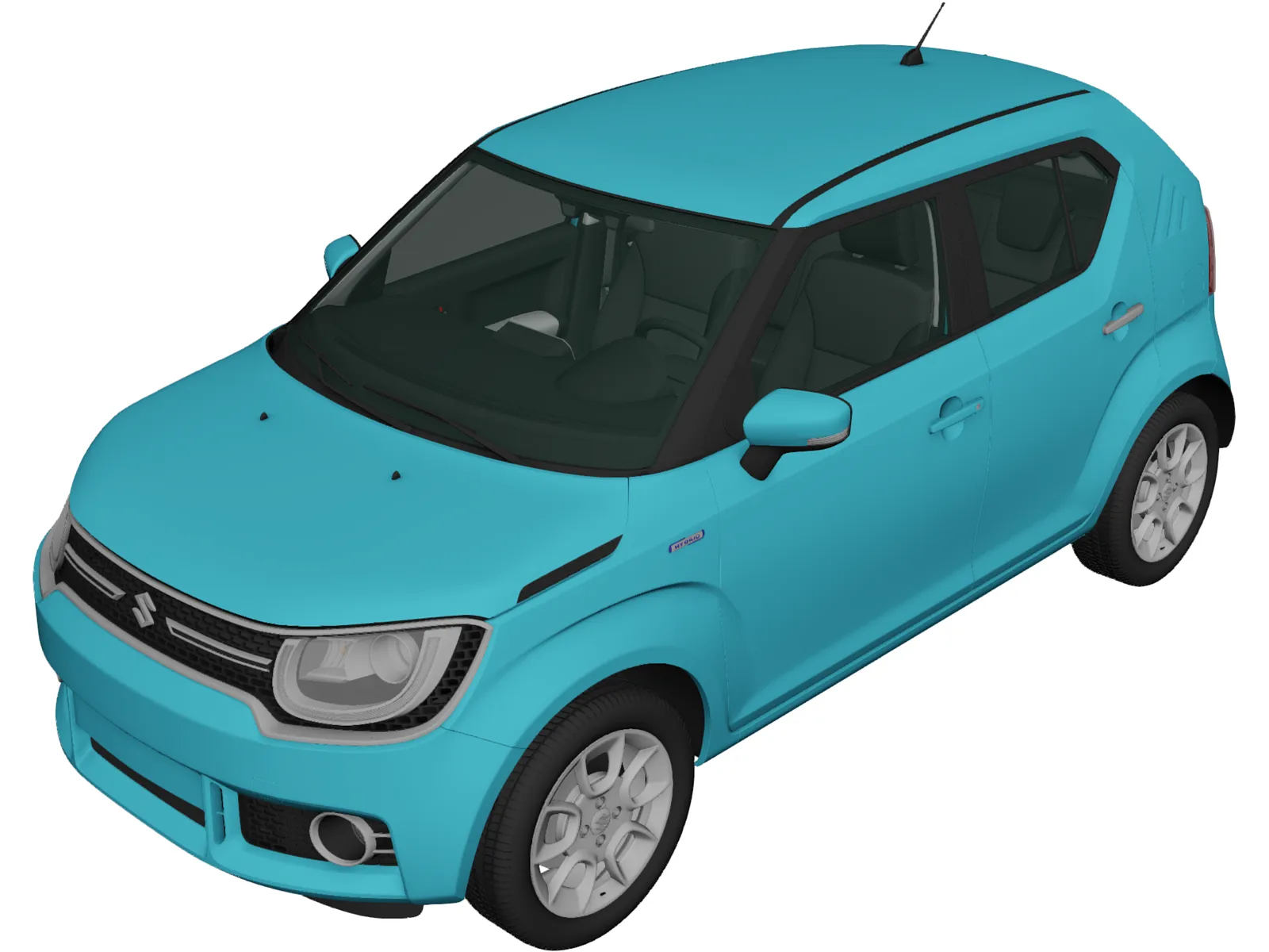 Suzuki Ignis (2019) 3D Model main preview