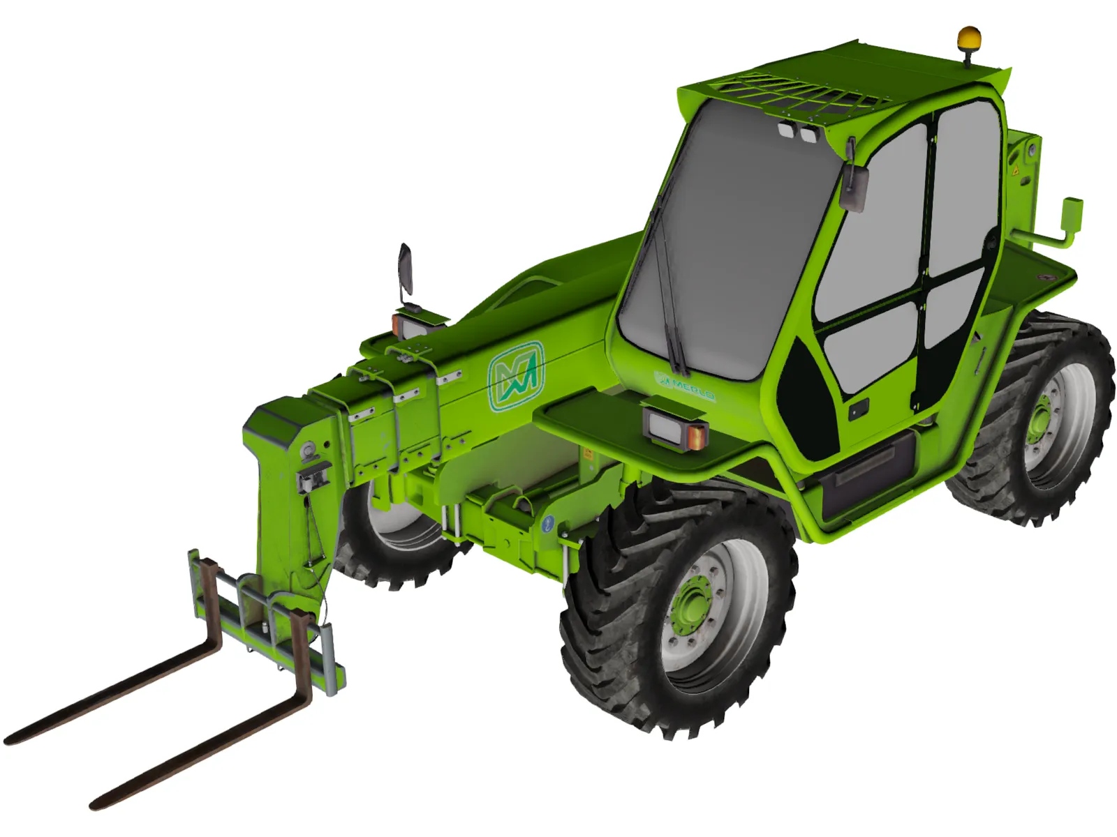Merlo Handler 40 3D Model main preview