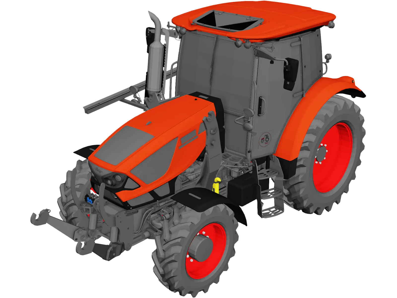 Zetor Forterra HSX 3D Model main preview