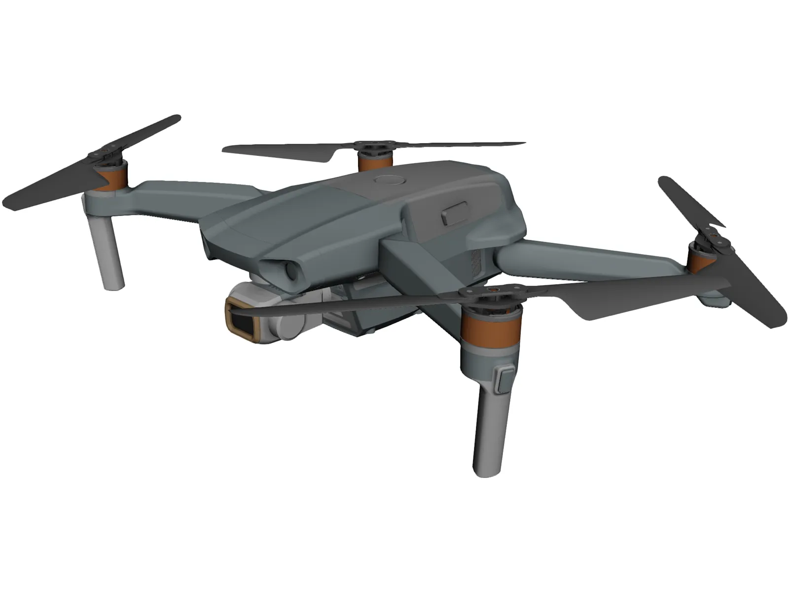 DJI Mavic Drone 3D Model main preview