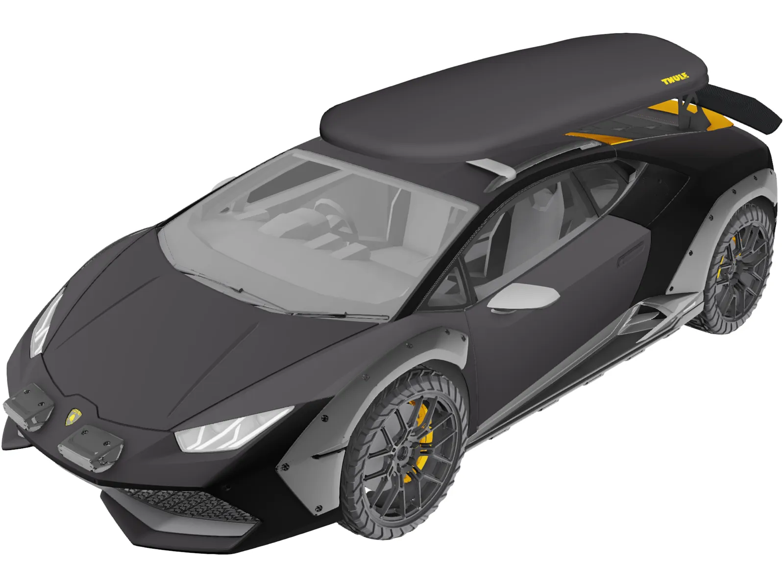 Lamborghini Huracan Sterrato (2023) 3D Model main preview