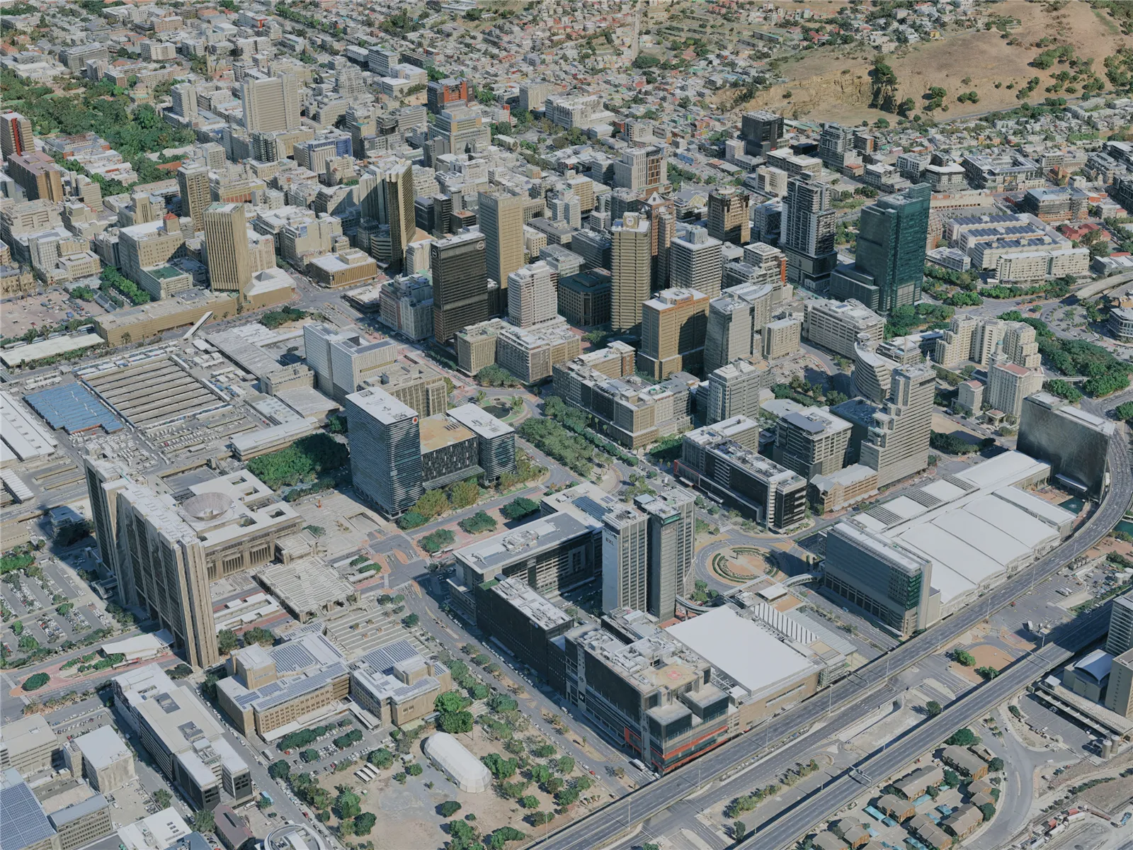 Cape Town City, South Africa (2024) 3D Model main preview